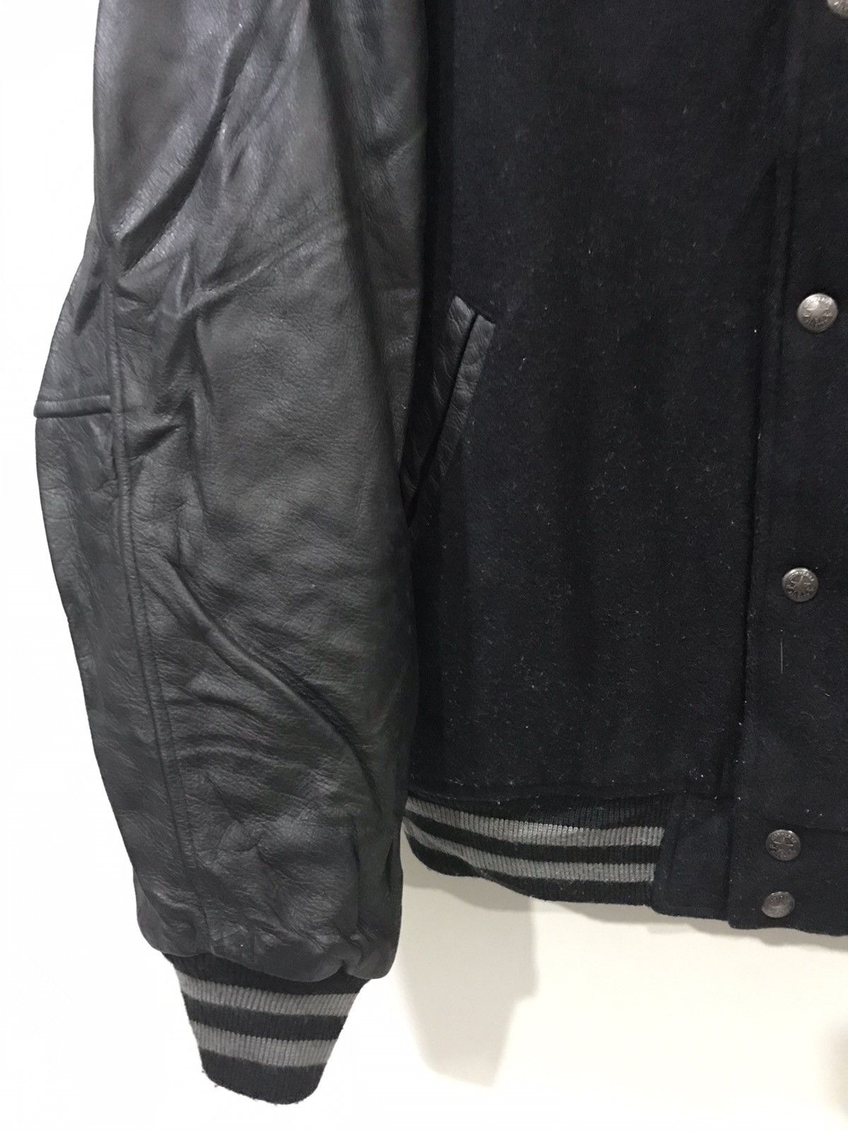 Converse CONVERSE Rare Dope Sick Leather Sleeve Varsity Jacket Size US L / EU 52-54 / 3 - 7 Thumbnail