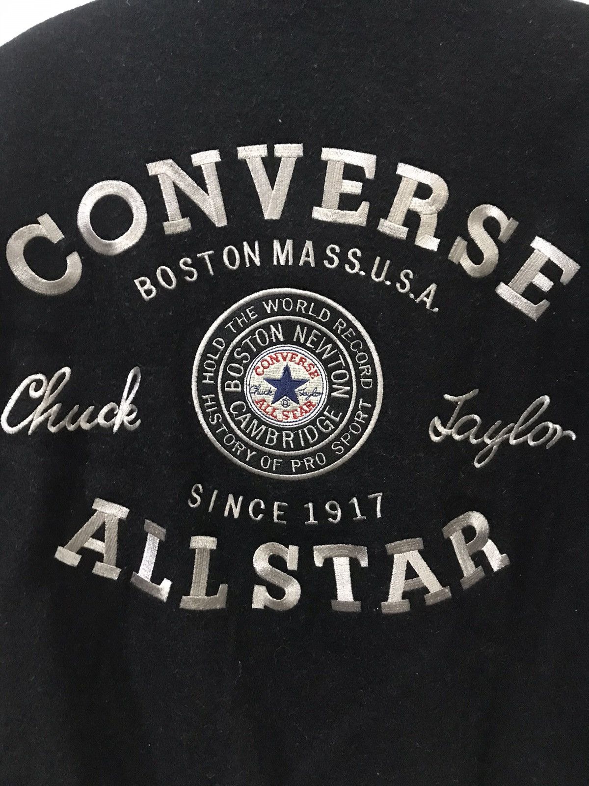 Converse CONVERSE Rare Dope Sick Leather Sleeve Varsity Jacket Size US L / EU 52-54 / 3 - 13 Thumbnail
