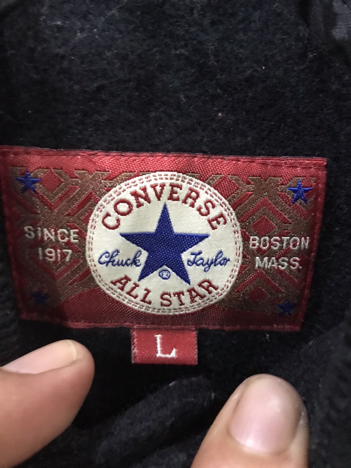 Converse CONVERSE Rare Dope Sick Leather Sleeve Varsity Jacket Size US L / EU 52-54 / 3 - 9 Thumbnail