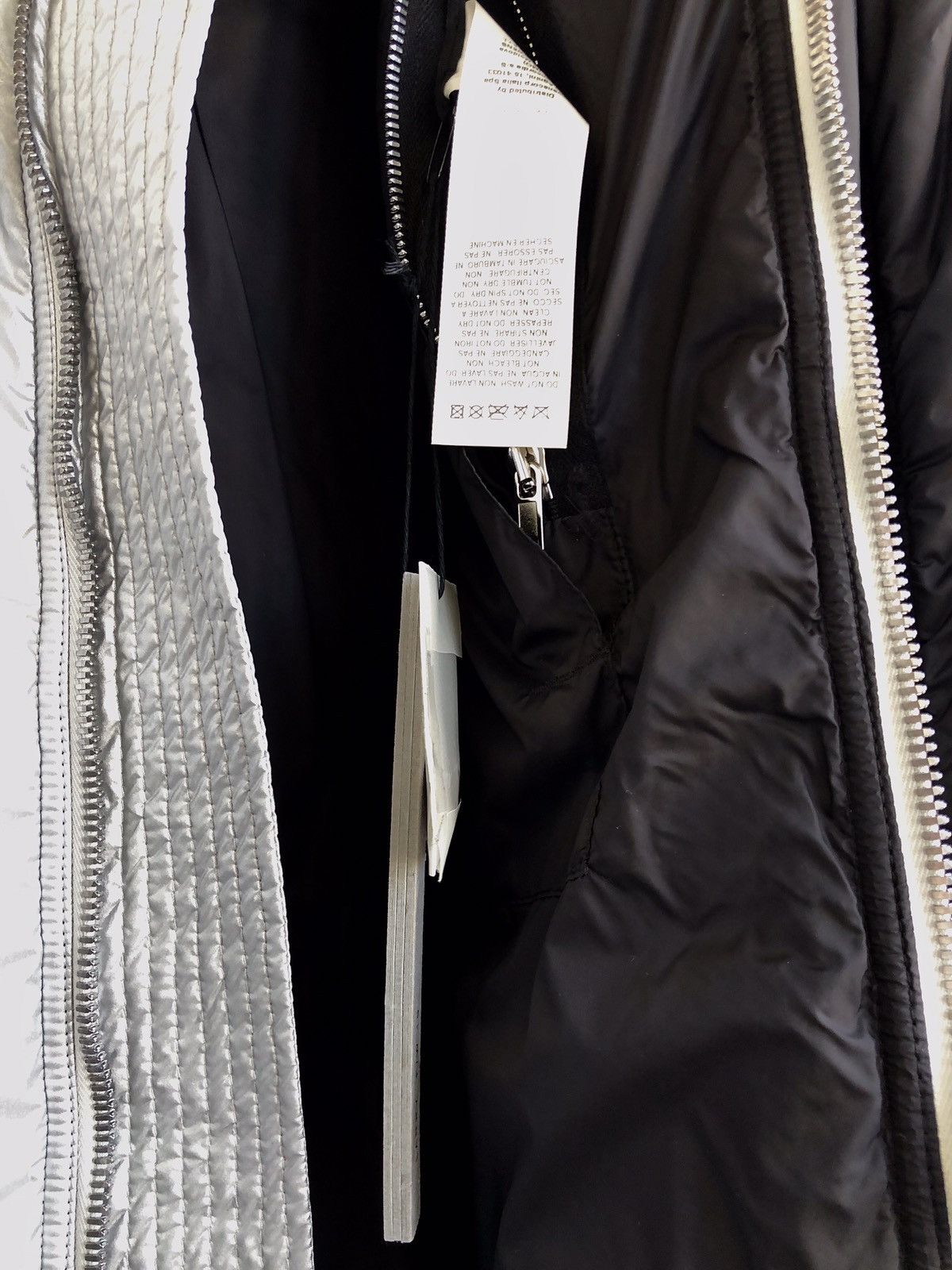 Rick Owens NEW 💥 GRADIENT DEGRADE EFFECT FLIGHT JACKET LARRY CARTI Size US L / EU 52-54 / 3 - 8 Thumbnail