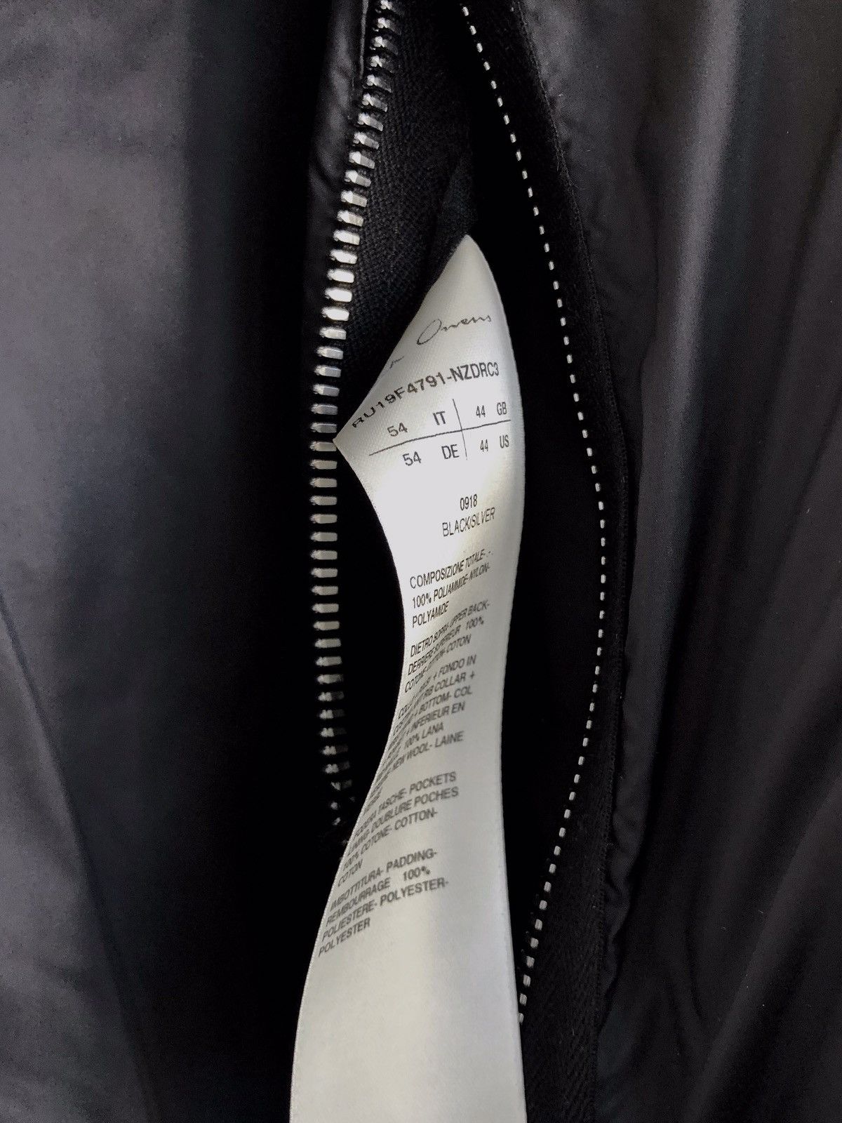 Rick Owens NEW 💥 GRADIENT DEGRADE EFFECT FLIGHT JACKET LARRY CARTI Size US L / EU 52-54 / 3 - 9 Thumbnail