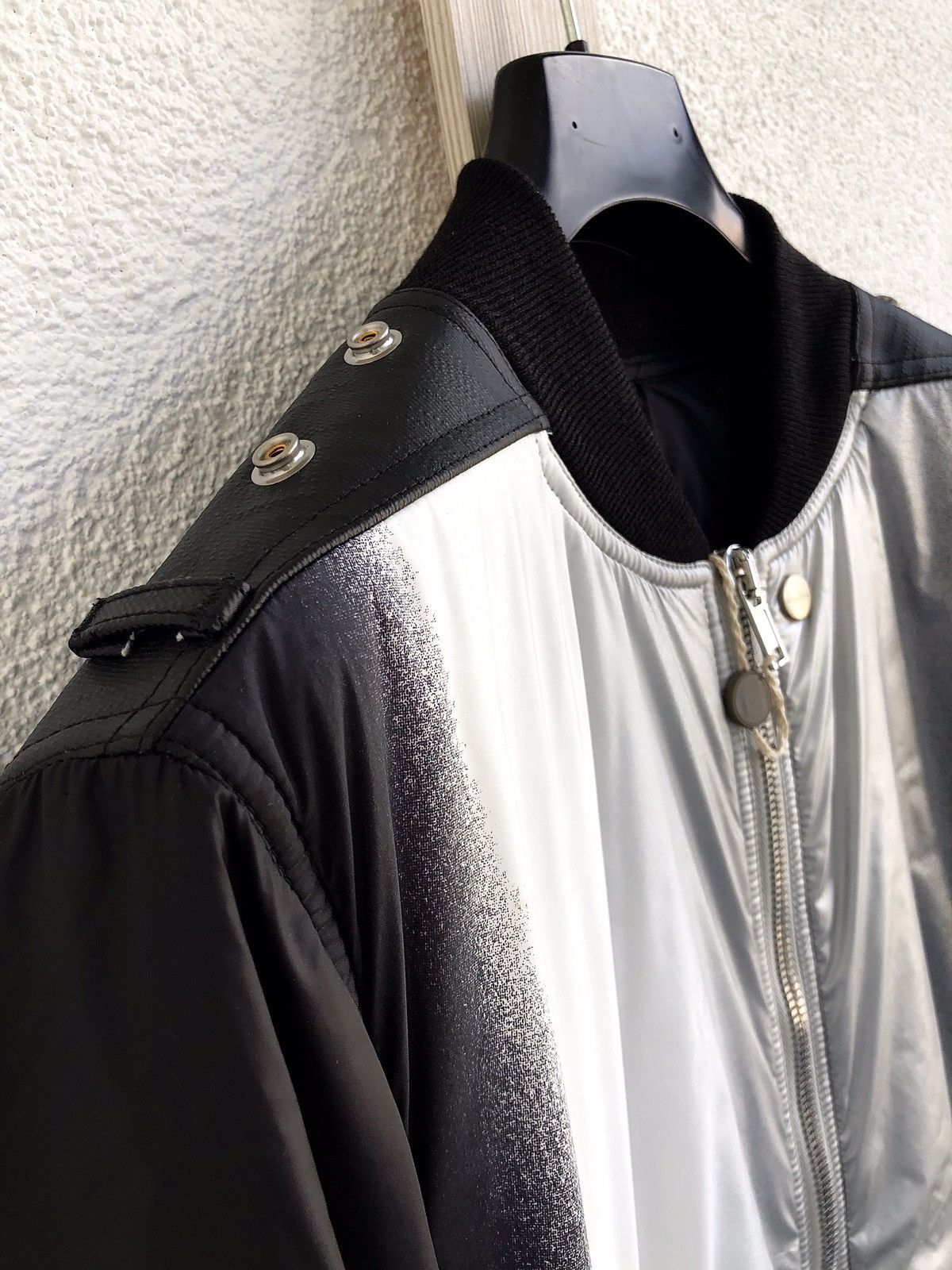Rick Owens NEW 💥 GRADIENT DEGRADE EFFECT FLIGHT JACKET LARRY CARTI Size US L / EU 52-54 / 3 - 4 Thumbnail