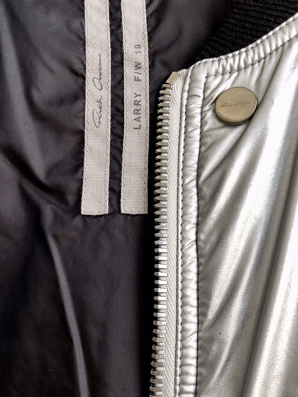 Rick Owens NEW 💥 GRADIENT DEGRADE EFFECT FLIGHT JACKET LARRY CARTI Size US L / EU 52-54 / 3 - 7 Thumbnail