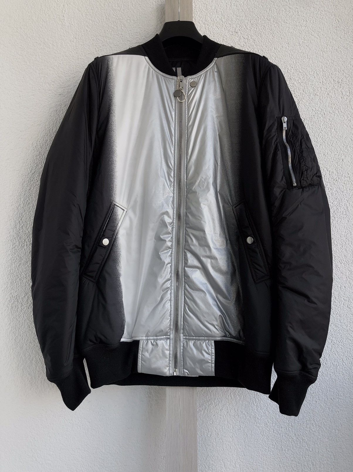 Rick Owens NEW 💥 GRADIENT DEGRADE EFFECT FLIGHT JACKET LARRY CARTI Size US L / EU 52-54 / 3 - 1 Thumbnail