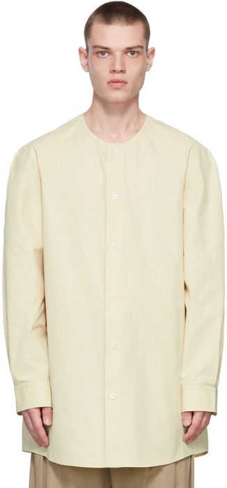 Hed Mayner Hed Mayner AW2021 Collarless Raglan Shirt | Grailed