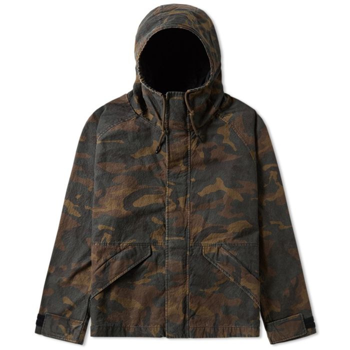 Yeezy Season -FINAL DROP- Season 1 Camo Hooded Jacket, Large