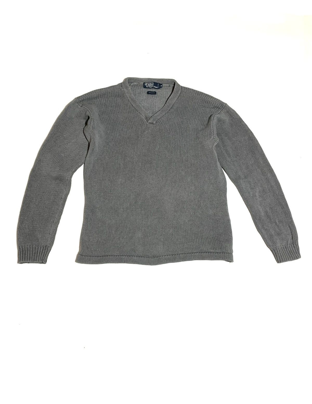Polo Ralph Lauren ❗️Rare Vintage Polo Ralph Lauren Sweater Distressedknitwear Size US M / EU 48-50 / 2 - 1 Thumbnail
