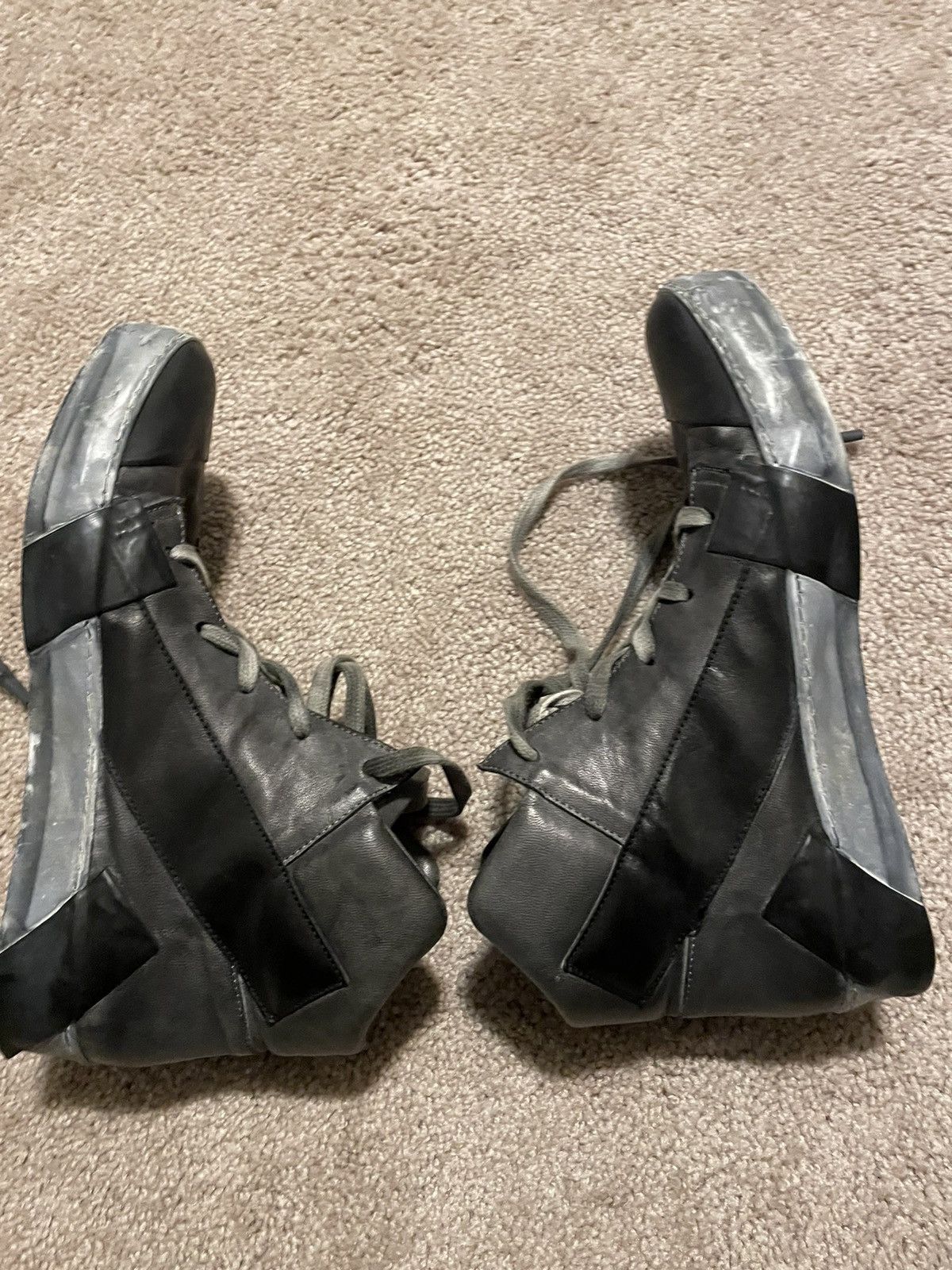 Boris Bidjan Saberi Leather Hi Tops