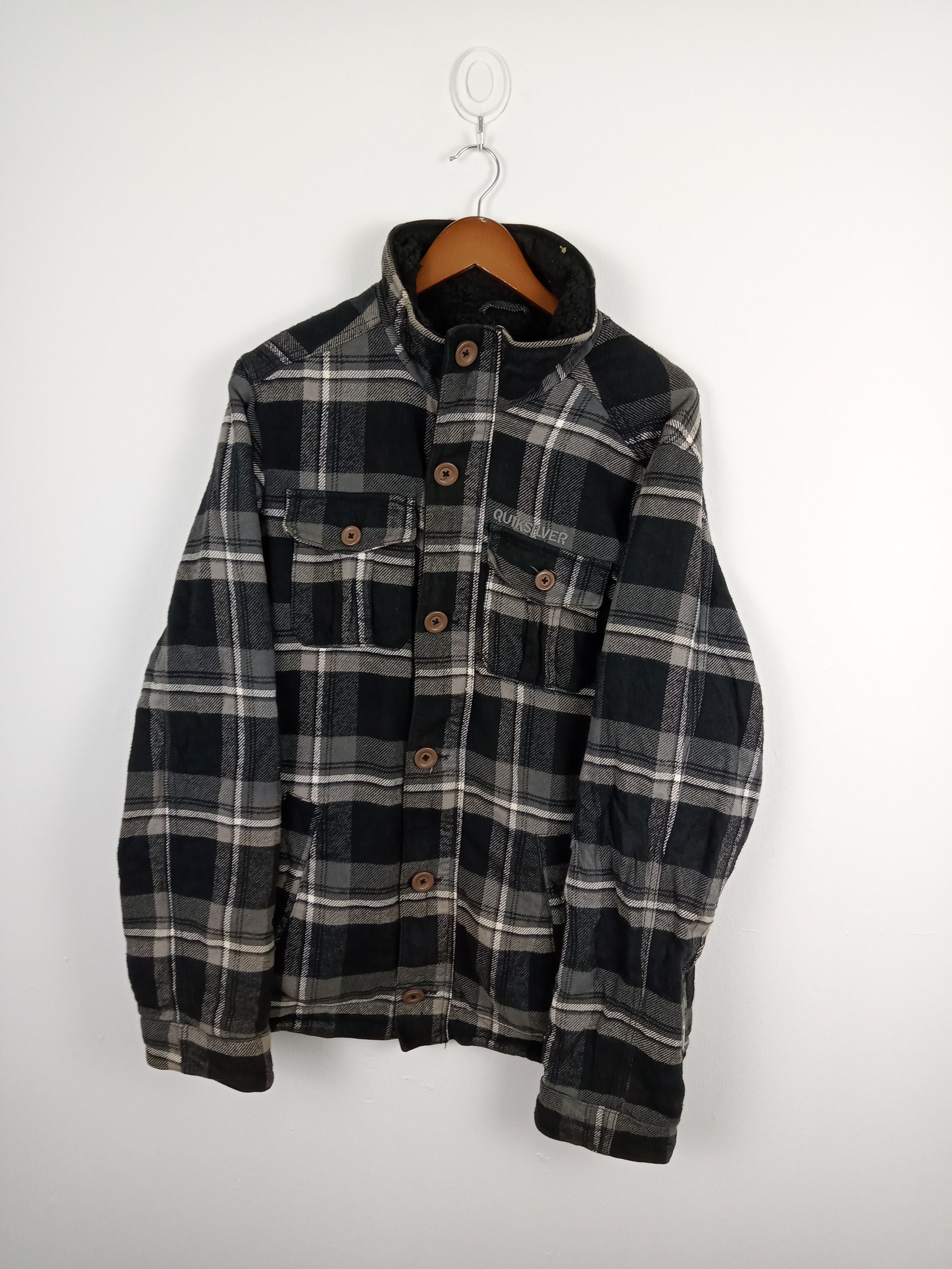 Quiksilver × Vintage Vintage Quicksilver Wool Jacket Size US XL / EU 56 / 4 - 1 Thumbnail