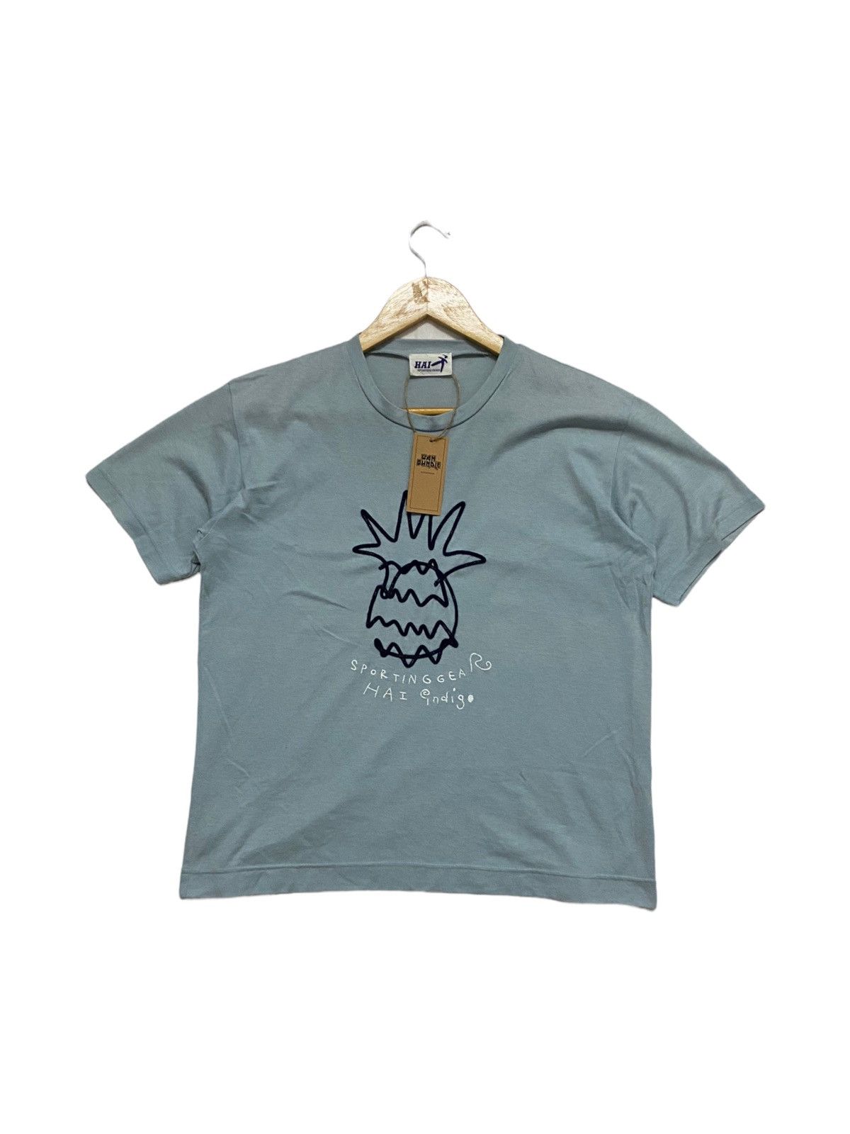 Hai Sporting Gear × Issey Miyake Designer Issey Miyake Hai Sporting Gear Tee Shirt Size US M / EU 48-50 / 2 - 1 Thumbnail