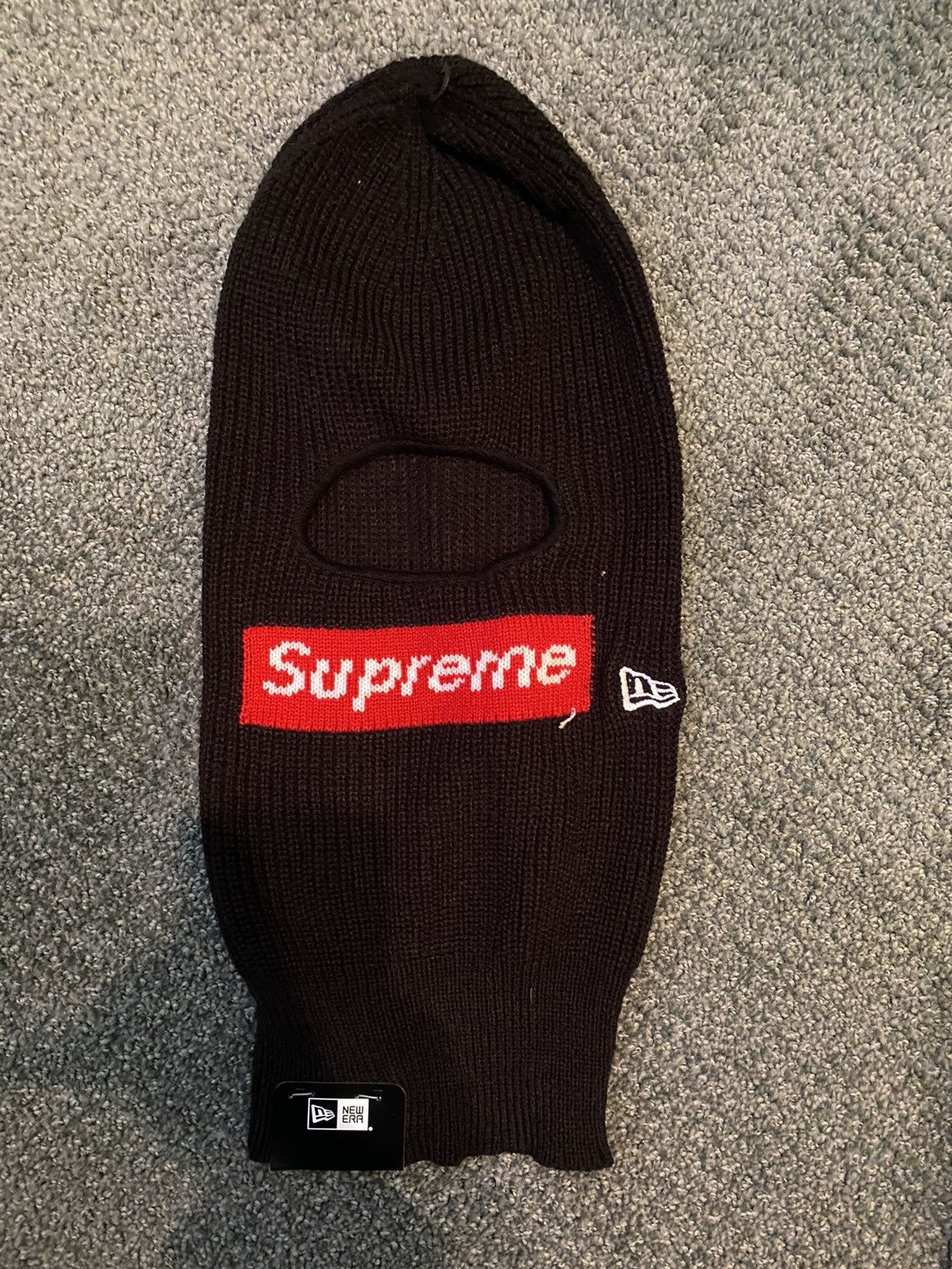 Supreme Supreme x New Era Box Logo Balaclava - Black - Ski Mask | Grailed