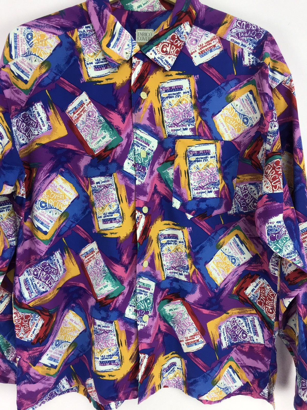 Enrico Coveri Enrico Coveri Circus Ticket Abstract Size US M / EU 48-50 / 2 - 2 Thumbnail