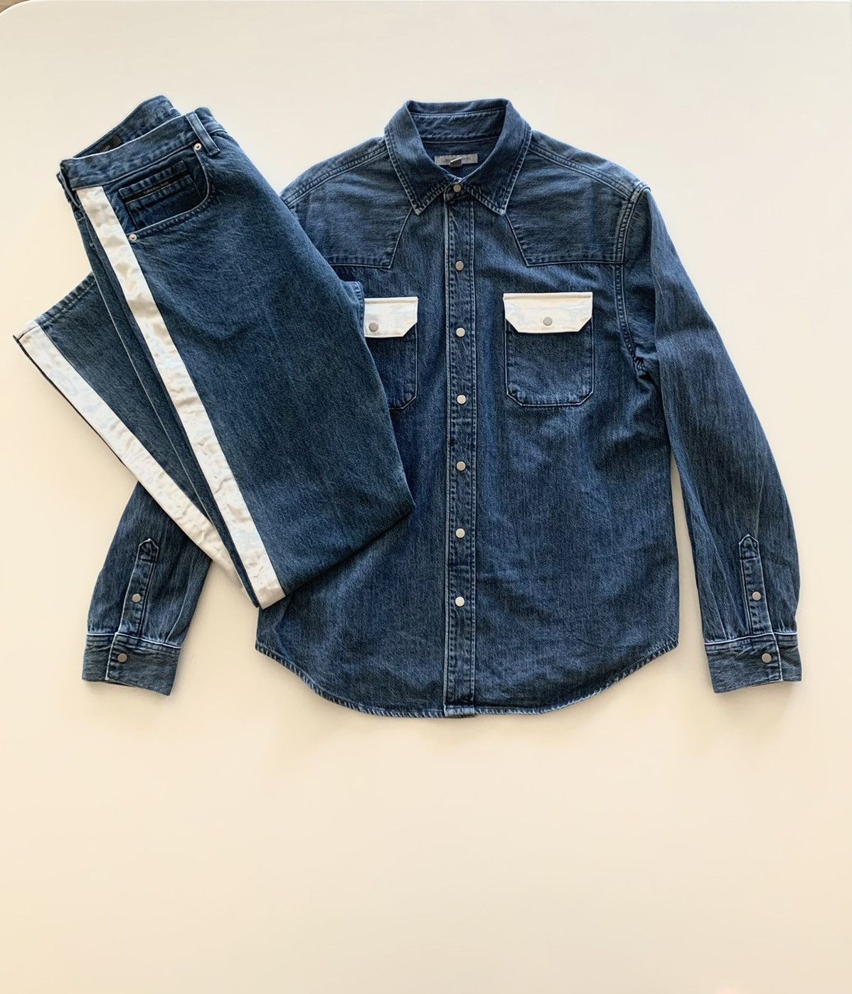 Calvin Klein Denim Set - Calvin Klein Size 40R - 1 Thumbnail
