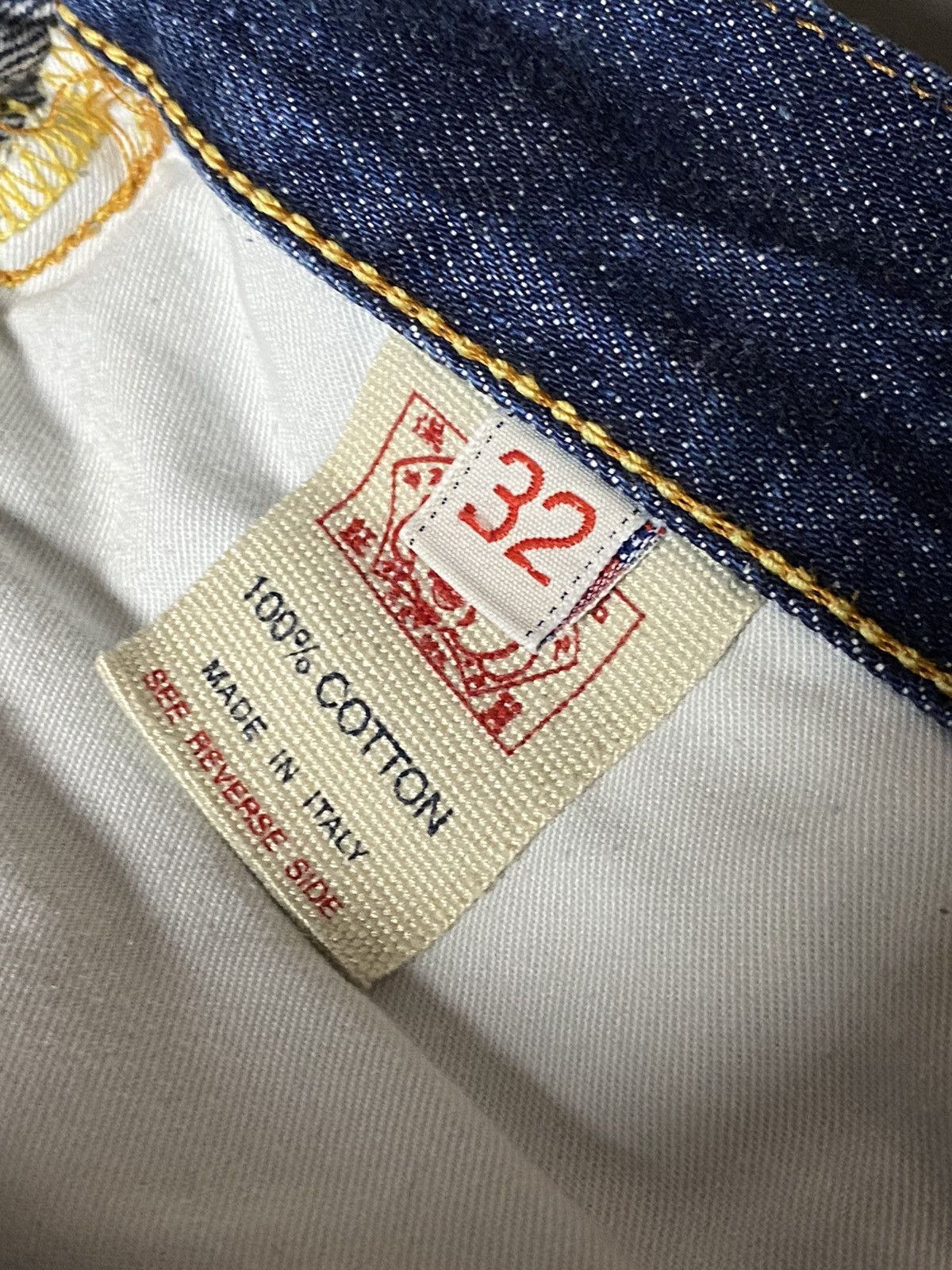 Evisu Evisu Japan vintage selvedge jeans navy denim yellow seagull Size US 32 / EU 48 - 11 Thumbnail