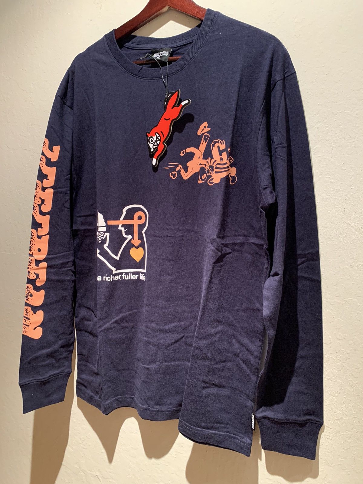 Billionaire Boys Club × Designer × Icecream *RARE* New Ice Cream BBC Iconography Long Sleeve Shirt - L Size US L / EU 52-54 / 3 - 1 Thumbnail