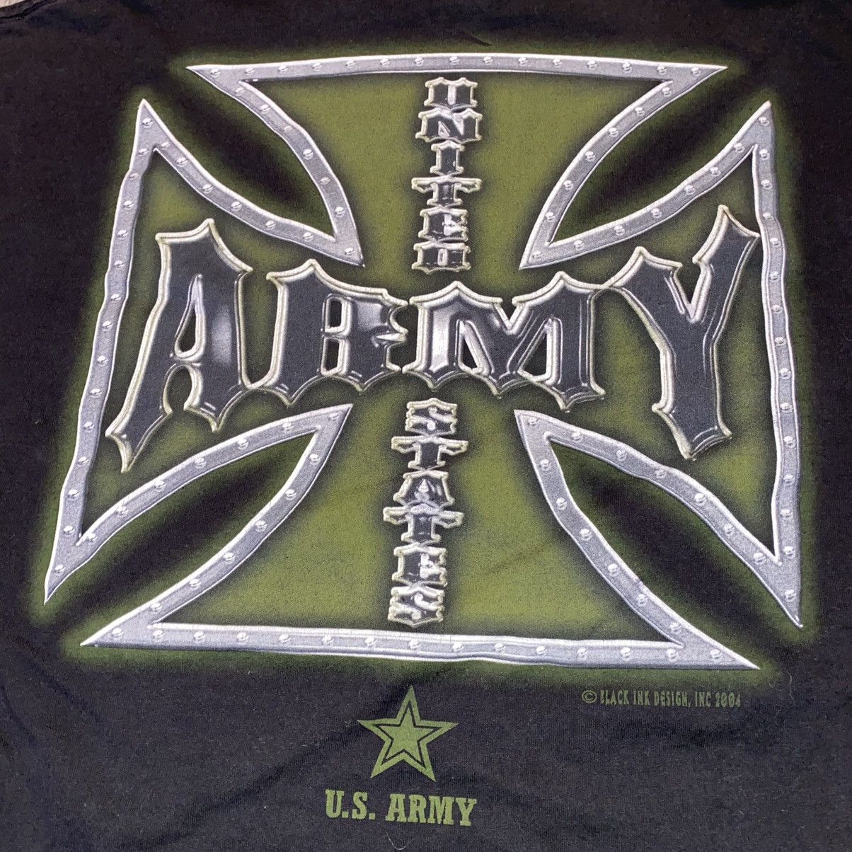 Vintage Vintage US Army Tee 2000s Choppers Biker Size US XL / EU 56 / 4 - 4 Thumbnail