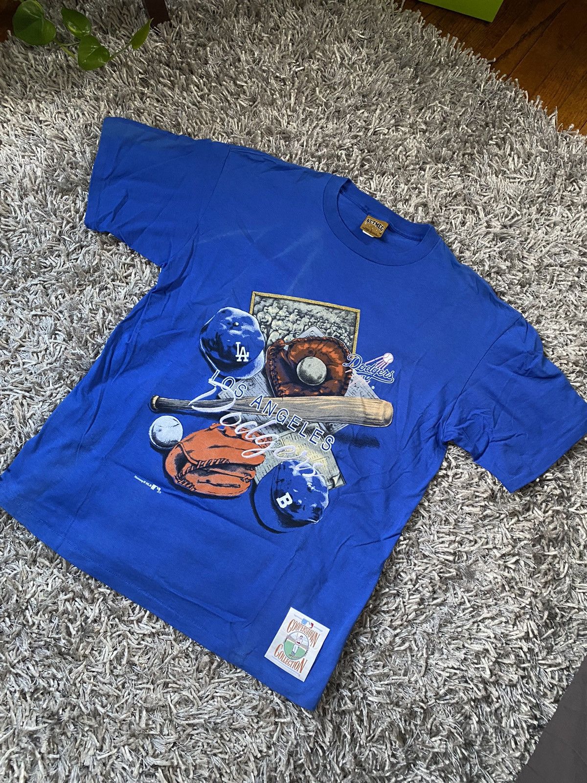 MLB × Nutmeg Vintage 90s Single stitch T shirt Size US L / EU 52-54 / 3 - 1 Thumbnail