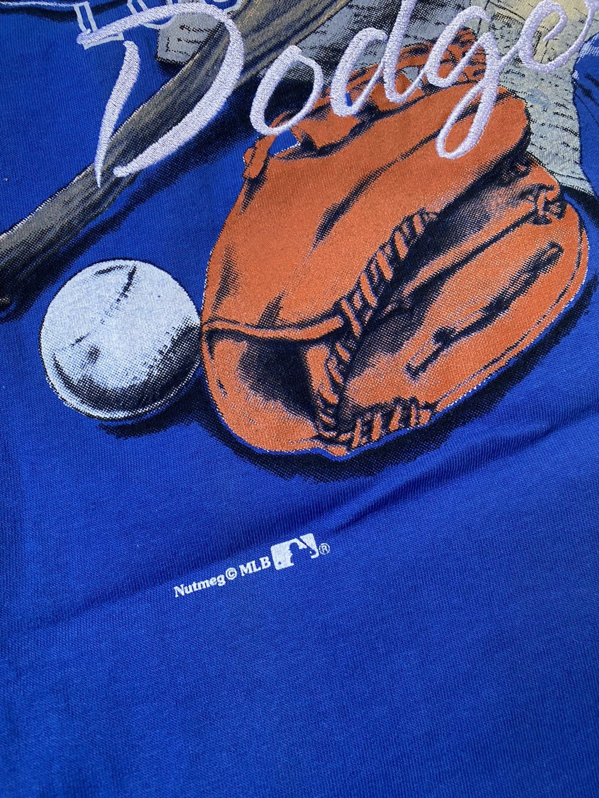MLB × Nutmeg Vintage 90s Single stitch T shirt Size US L / EU 52-54 / 3 - 3 Thumbnail