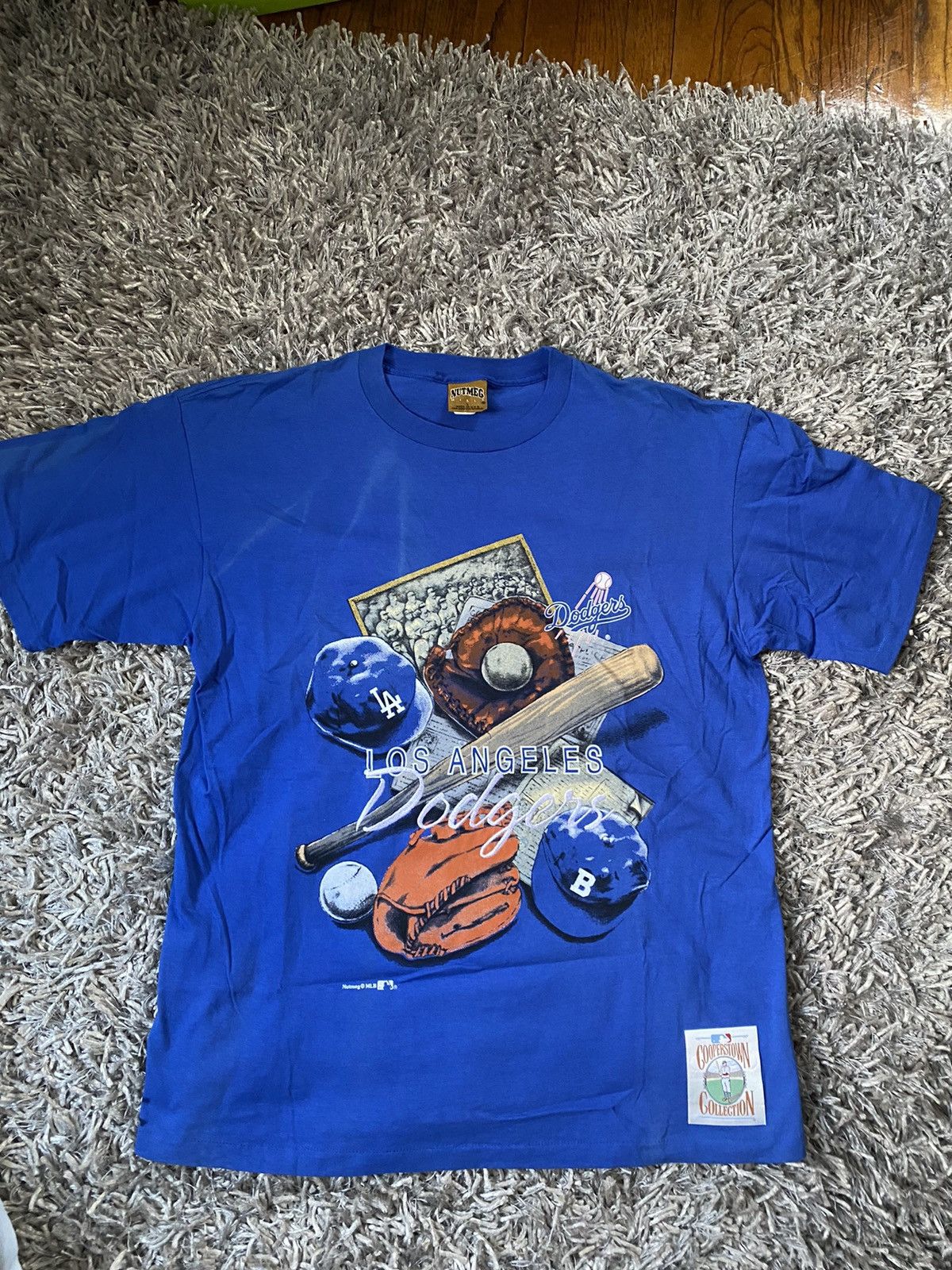 MLB × Nutmeg Vintage 90s Single stitch T shirt Size US L / EU 52-54 / 3 - 6 Thumbnail