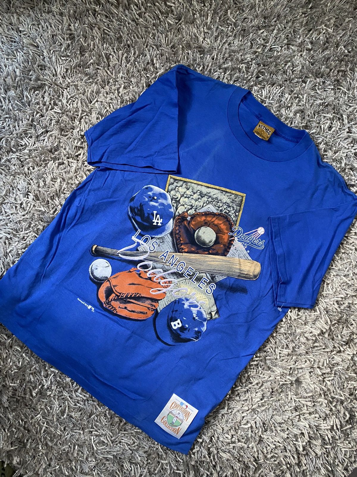 MLB × Nutmeg Vintage 90s Single stitch T shirt Size US L / EU 52-54 / 3 - 9 Thumbnail