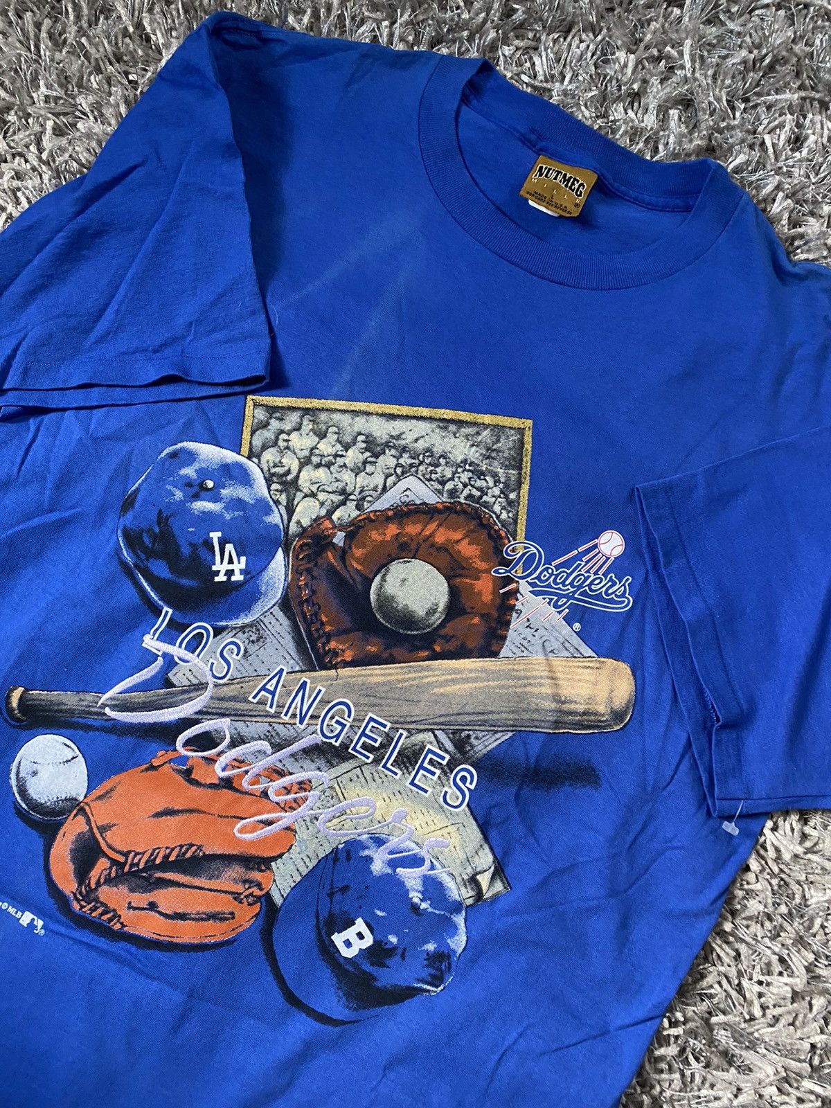 MLB × Nutmeg Vintage 90s Single stitch T shirt Size US L / EU 52-54 / 3 - 10 Thumbnail