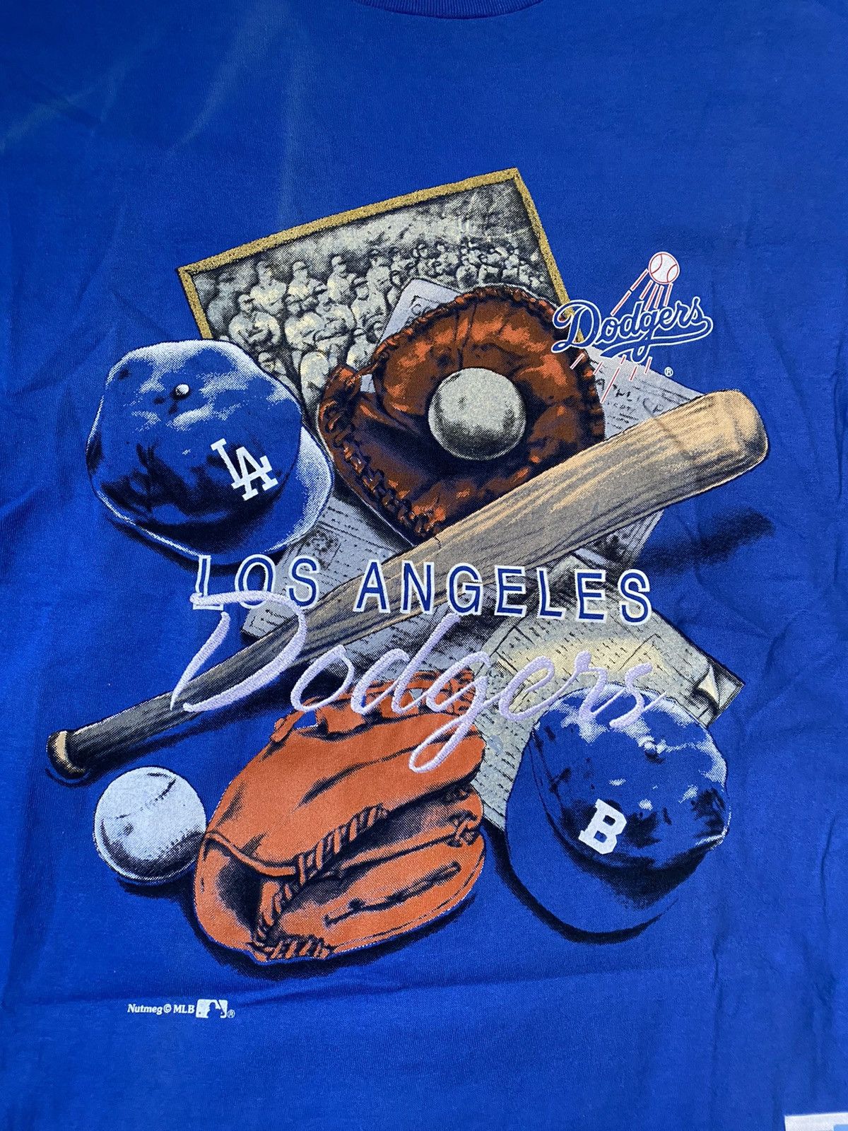 MLB × Nutmeg Vintage 90s Single stitch T shirt Size US L / EU 52-54 / 3 - 2 Thumbnail