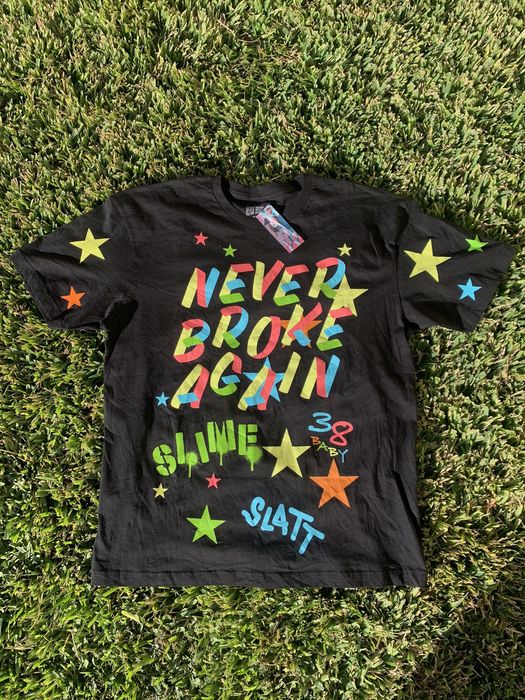 Men's Never Broke Again Vlone Slime T-Shirt