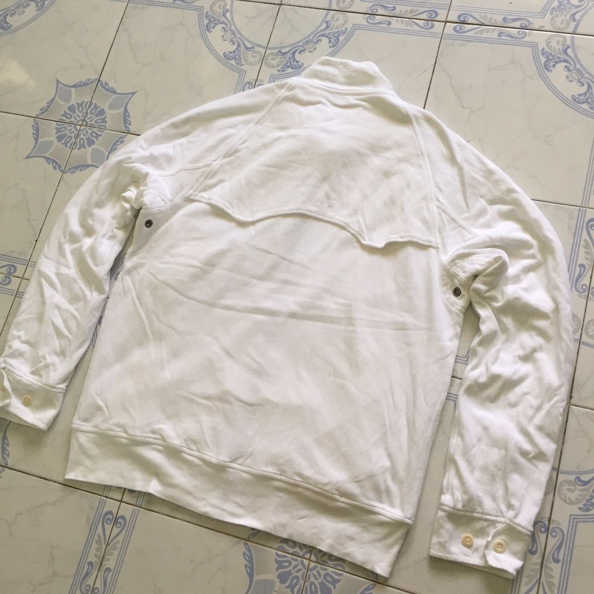 Polo Ralph Lauren All White Polo by Ralph Lauren Zipper Sweater Jacket Size US L / EU 52-54 / 3 - 11 Thumbnail