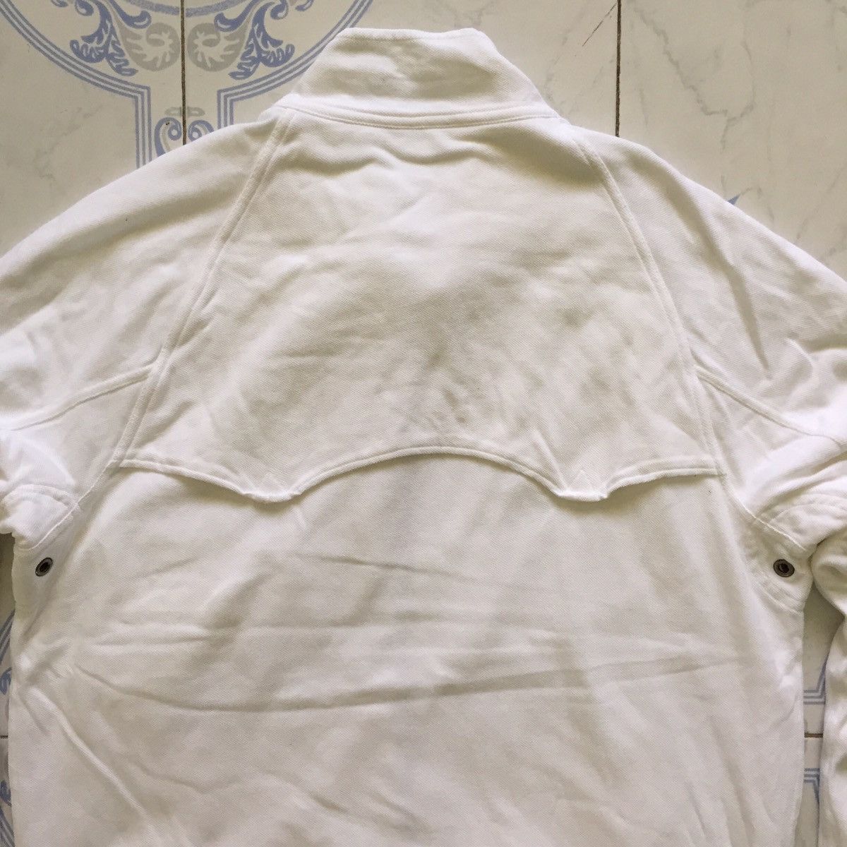 Polo Ralph Lauren All White Polo by Ralph Lauren Zipper Sweater Jacket Size US L / EU 52-54 / 3 - 15 Thumbnail