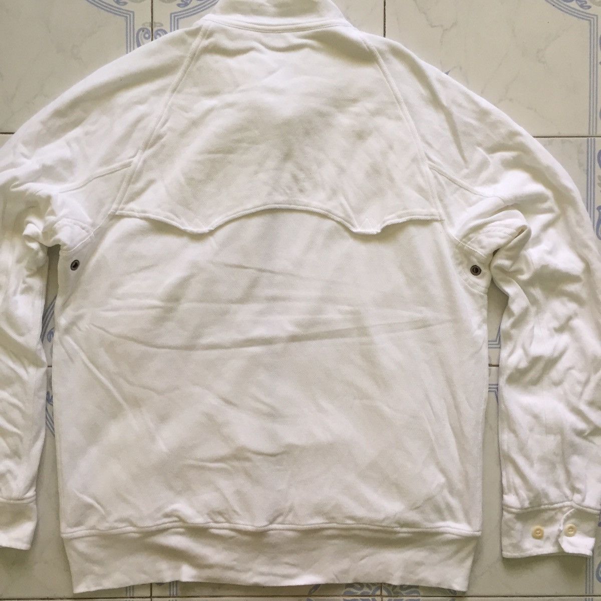 Polo Ralph Lauren All White Polo by Ralph Lauren Zipper Sweater Jacket Size US L / EU 52-54 / 3 - 16 Thumbnail