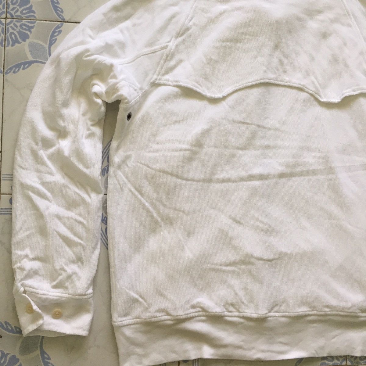 Polo Ralph Lauren All White Polo by Ralph Lauren Zipper Sweater Jacket Size US L / EU 52-54 / 3 - 13 Thumbnail