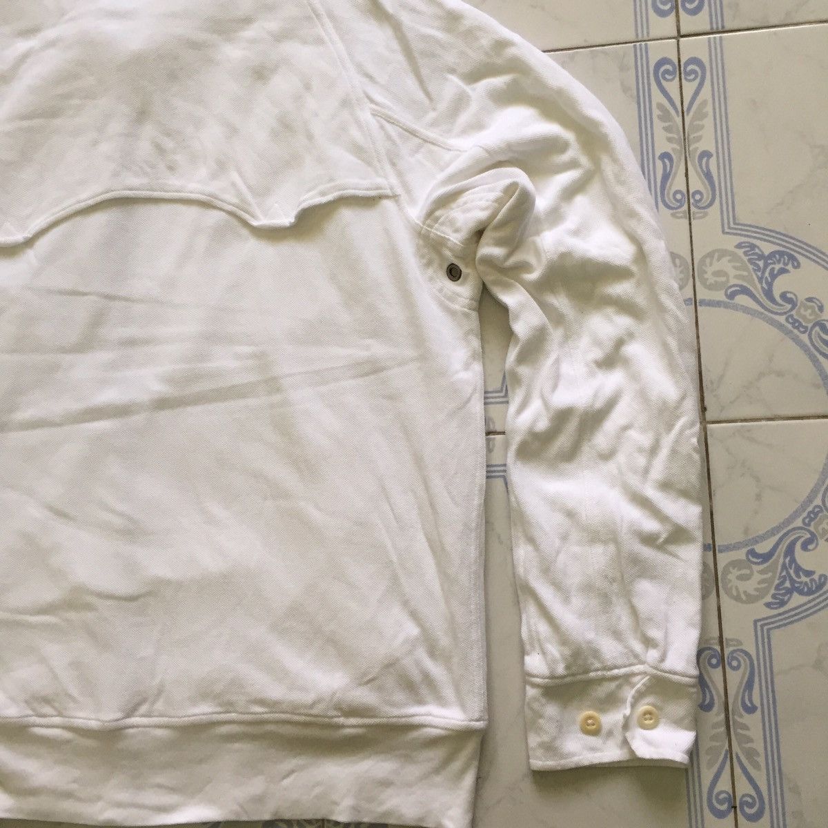 Polo Ralph Lauren All White Polo by Ralph Lauren Zipper Sweater Jacket Size US L / EU 52-54 / 3 - 12 Thumbnail