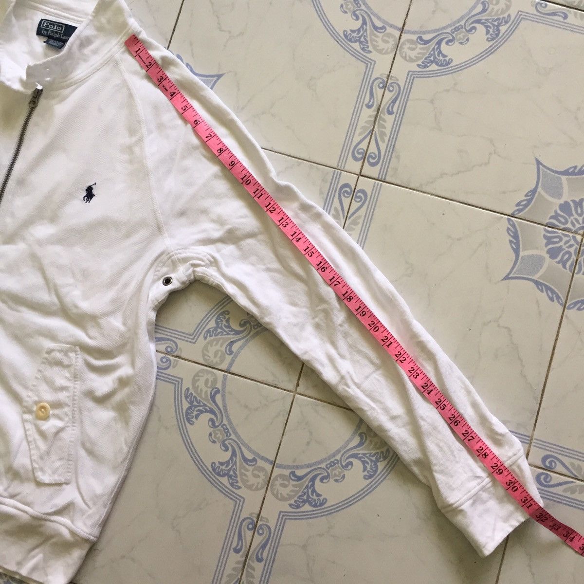 Polo Ralph Lauren All White Polo by Ralph Lauren Zipper Sweater Jacket Size US L / EU 52-54 / 3 - 21 Thumbnail