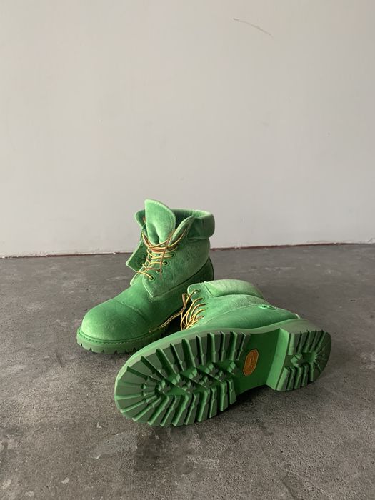 Green off white on sale timbs