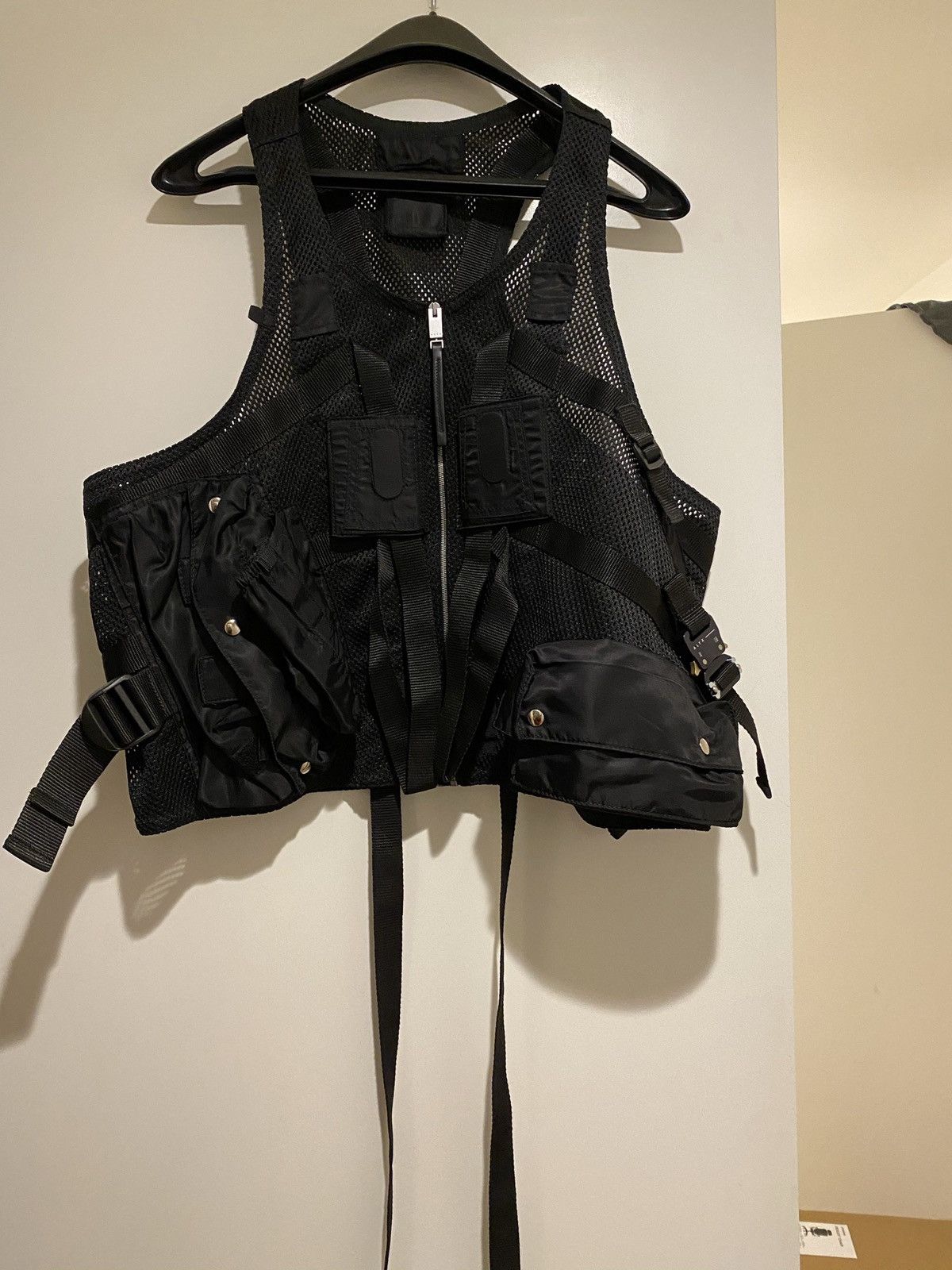image of 1017 Alyx 9Sm Military Inspired Tactical Vest in Black, Men's (Size Medium)