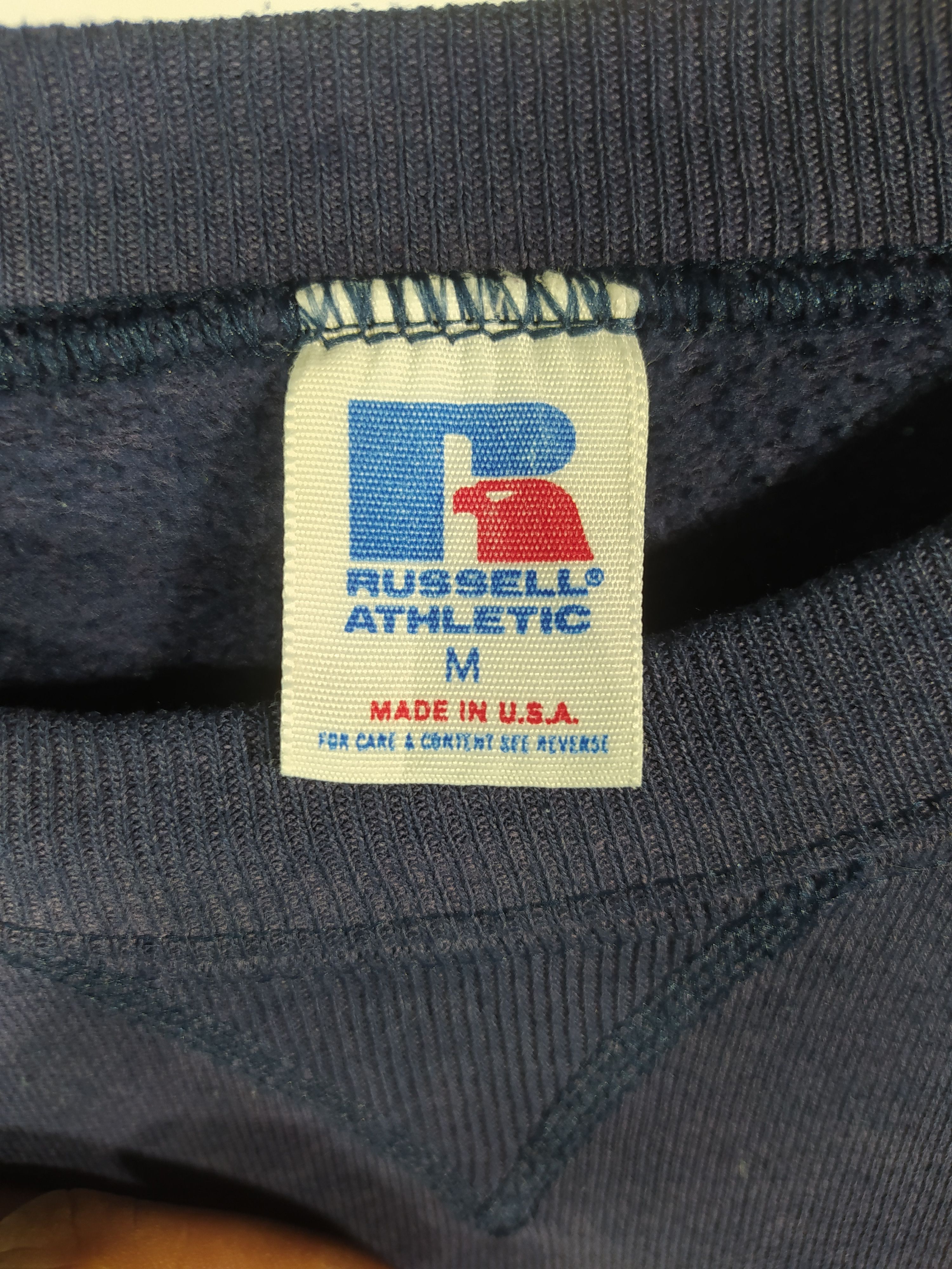 Russell Athletic Vintage 80s Blue Sun Faded Carolina tarheels Size US M / EU 48-50 / 2 - 7 Thumbnail