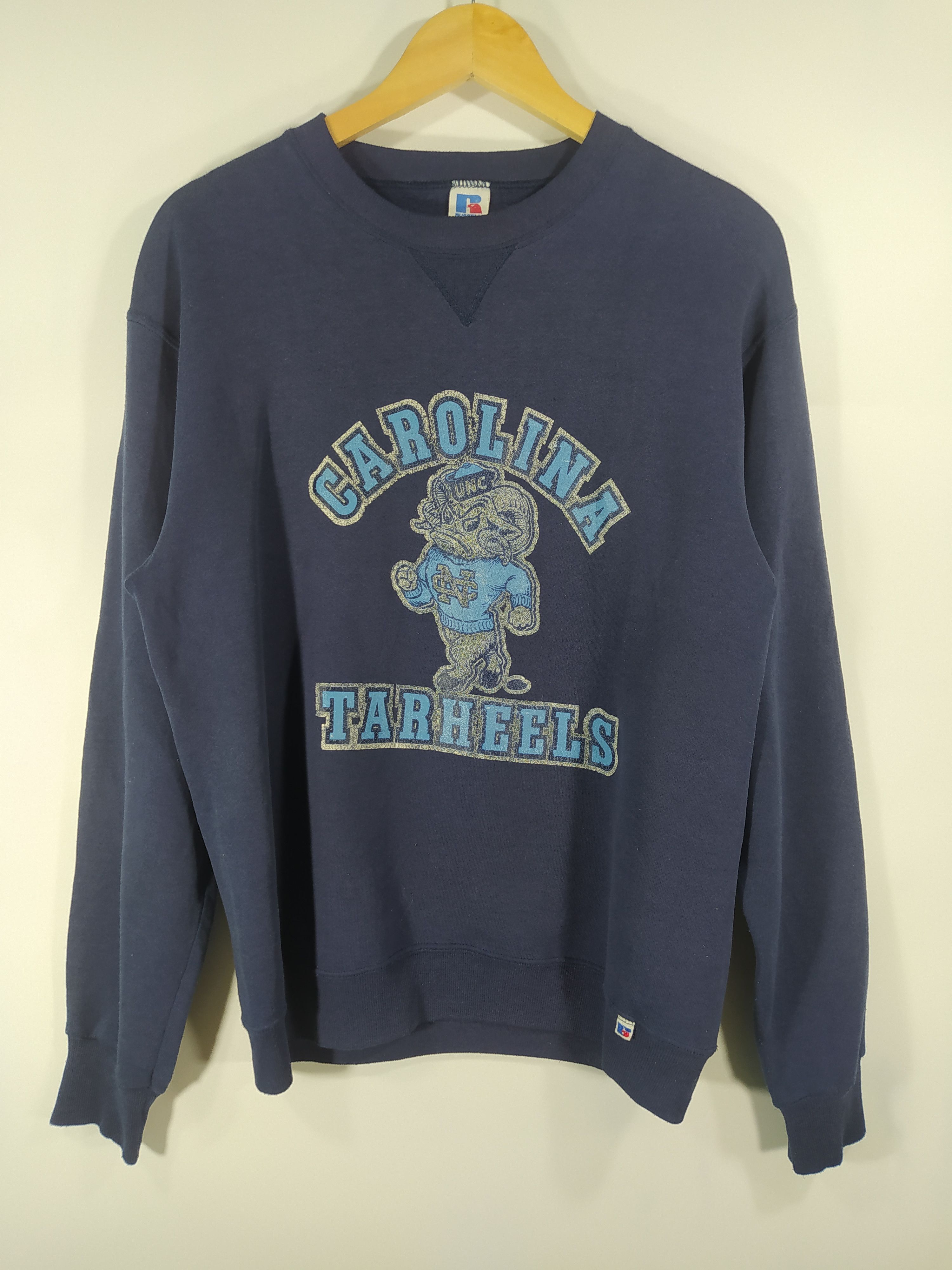 Vintage 80s Blue Sun Faded Carolina tarheels