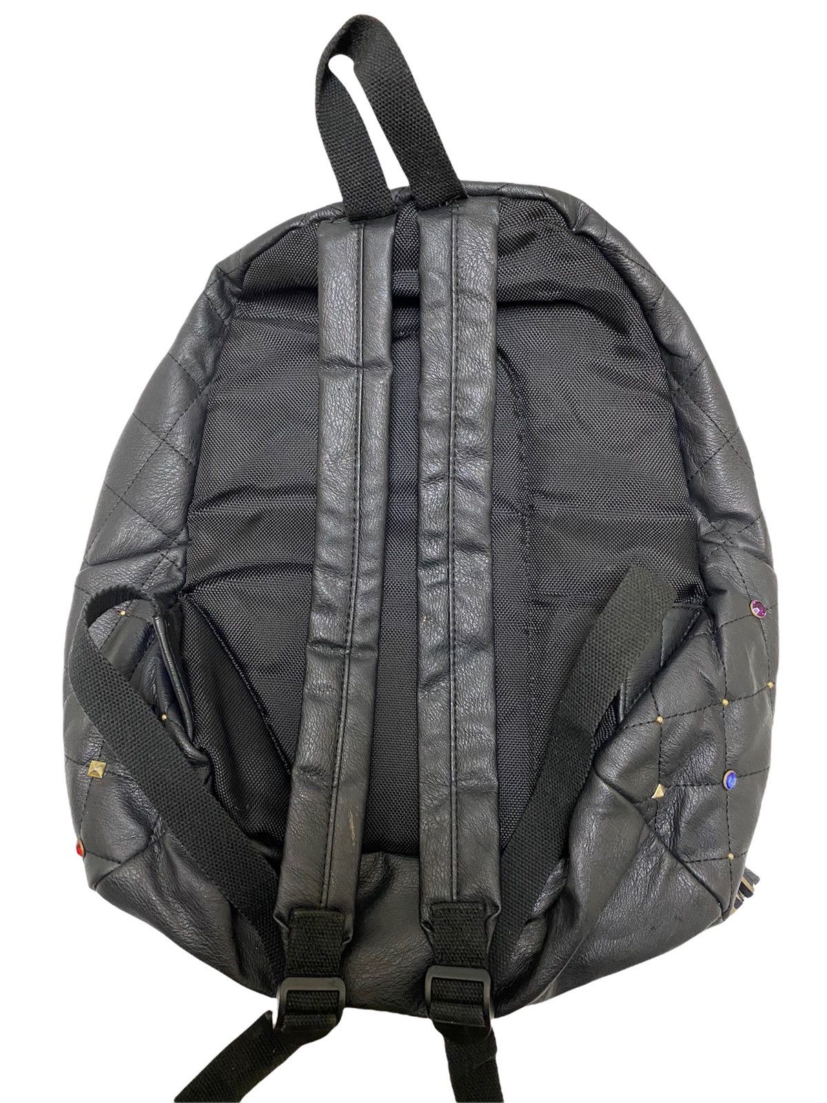 Japanese Brand Vintage thrasher Leather Bagpack✖️Nylon Size ONE SIZE - 2 Thumbnail