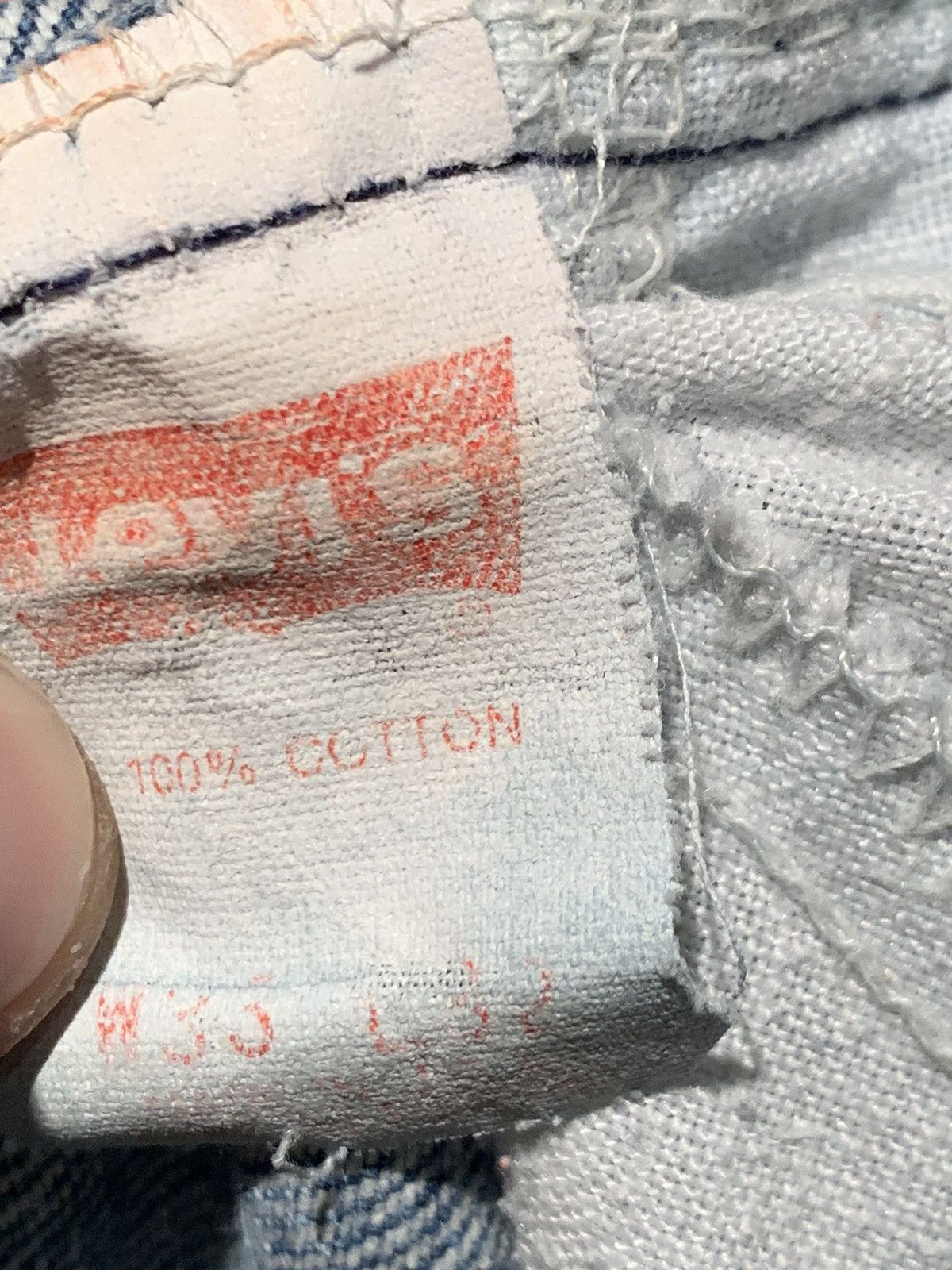 Levi's × Levi's Vintage Clothing × Vintage *RARE* Vintage Levi’s 505 Orange Tab Denim Jeans - 33 x 32 Size US 33 - 7 Thumbnail