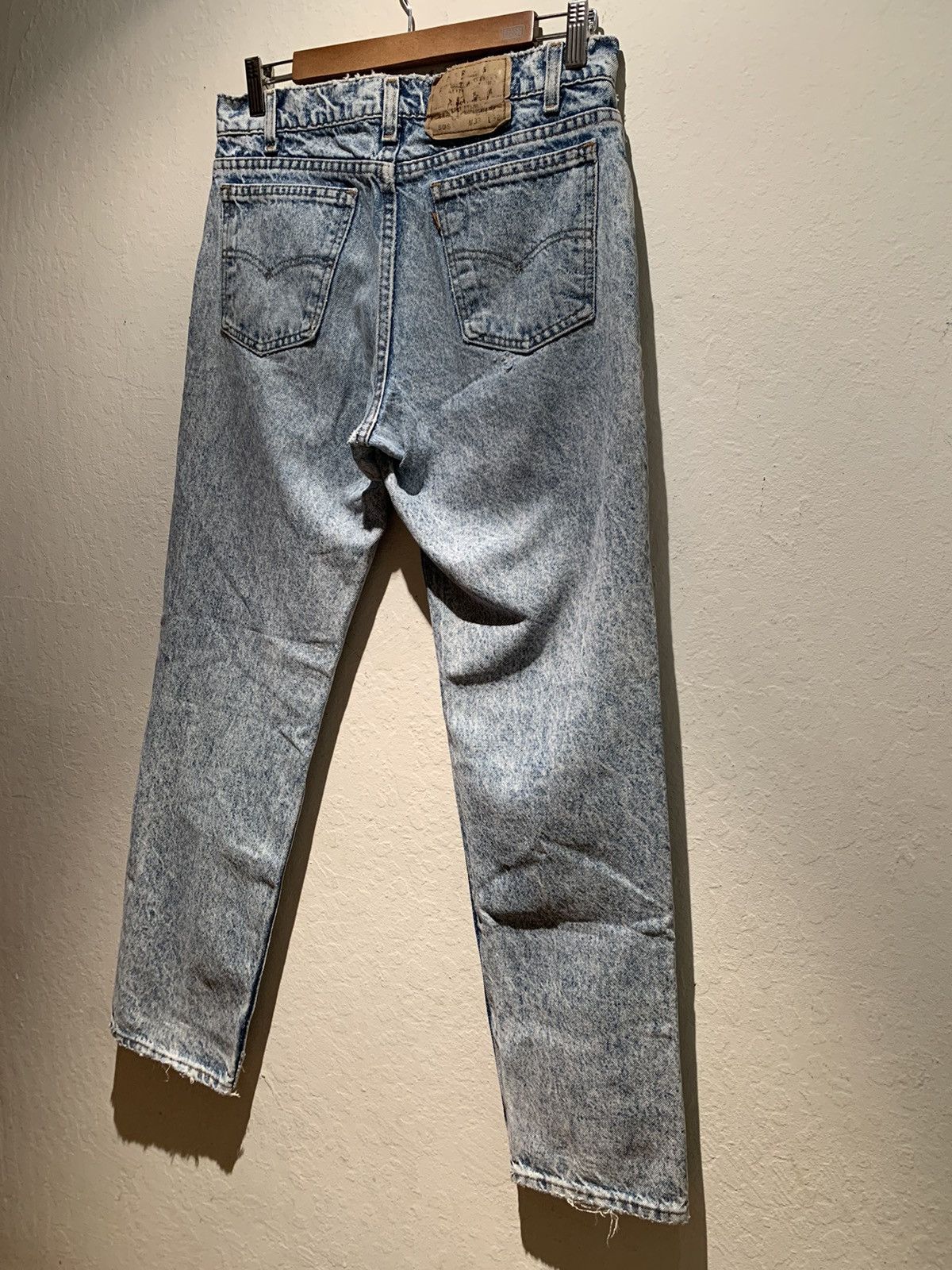 Levi's × Levi's Vintage Clothing × Vintage *RARE* Vintage Levi’s 505 Orange Tab Denim Jeans - 33 x 32 Size US 33 - 2 Thumbnail