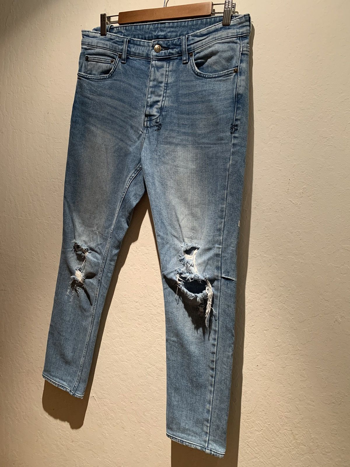 Ksubi *RARE* Ksubi Distressed Denim Jeans - Size 32 Size US 32 / EU 48 - 1 Thumbnail