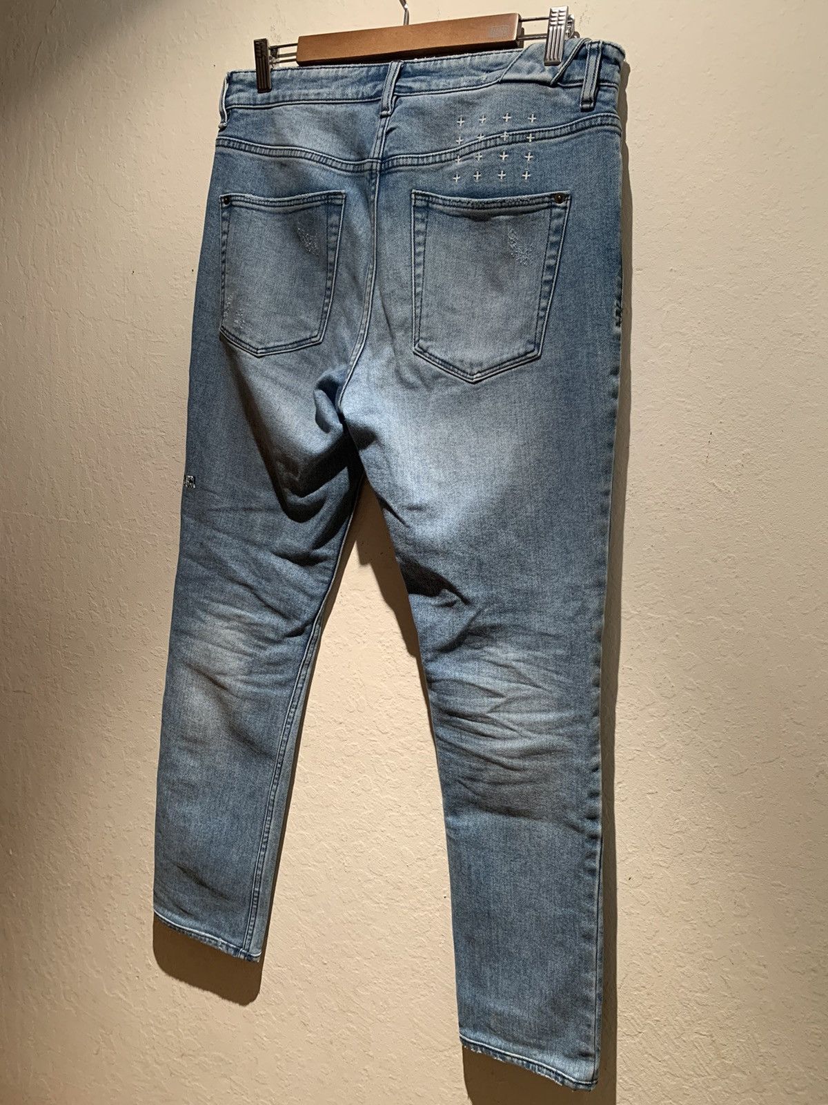 Ksubi *RARE* Ksubi Distressed Denim Jeans - Size 32 Size US 32 / EU 48 - 2 Thumbnail