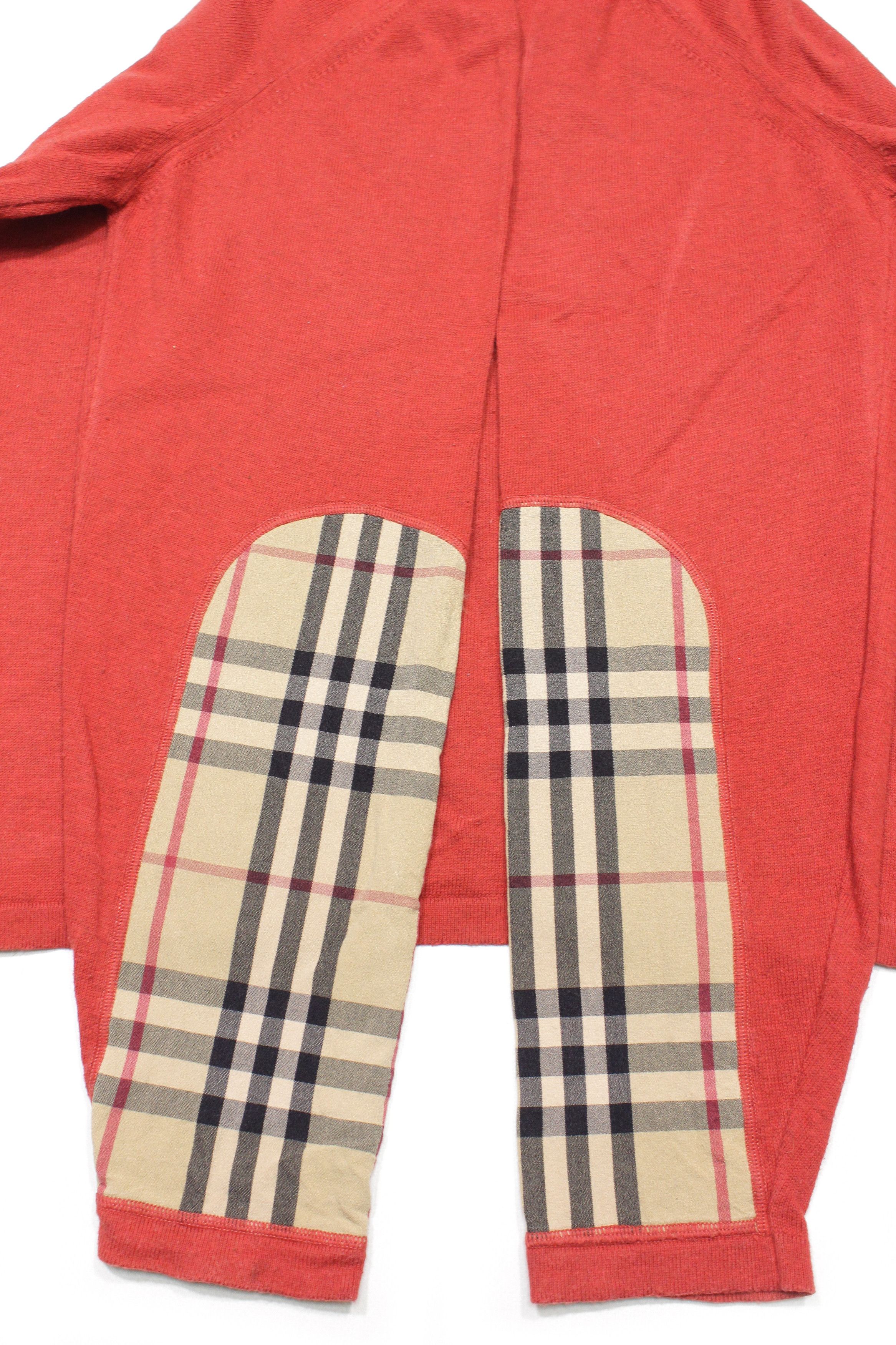 Burberry London Nova Check Sleeve Sweater Vintage Size US M / EU 48-50 / 2 - 5 Thumbnail