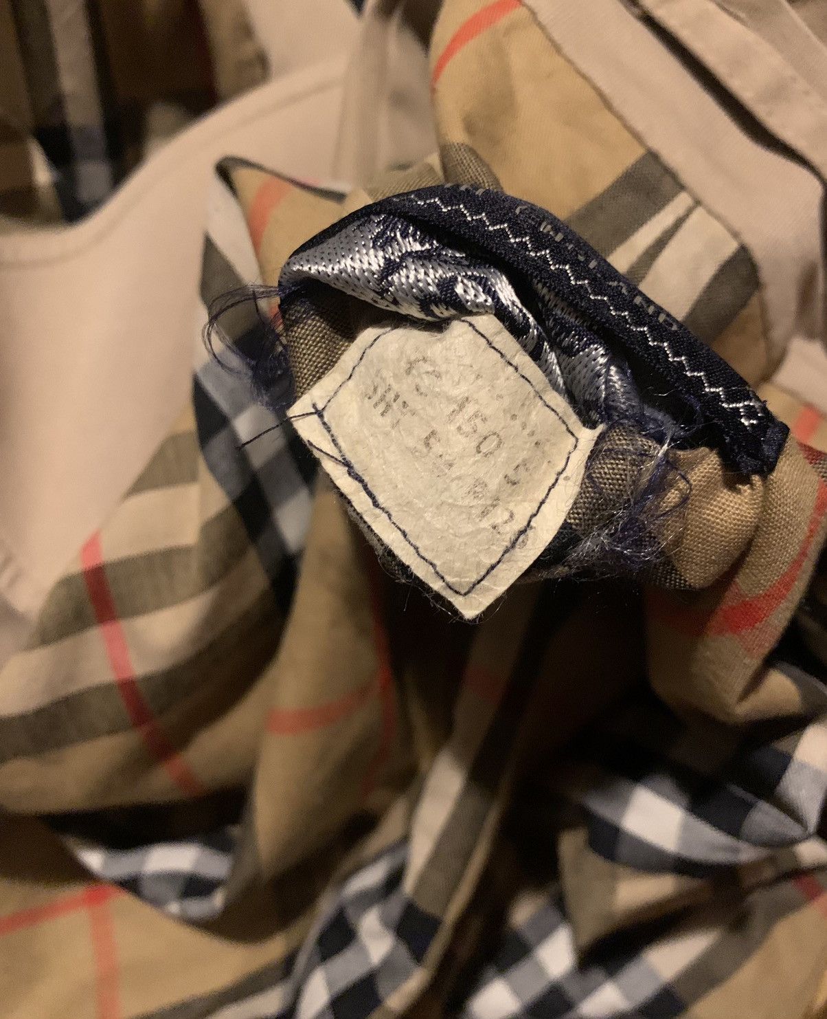 Burberry × Vintage Burberrys Vintage beige check trench coat mens Size US L / EU 52-54 / 3 - 6 Thumbnail