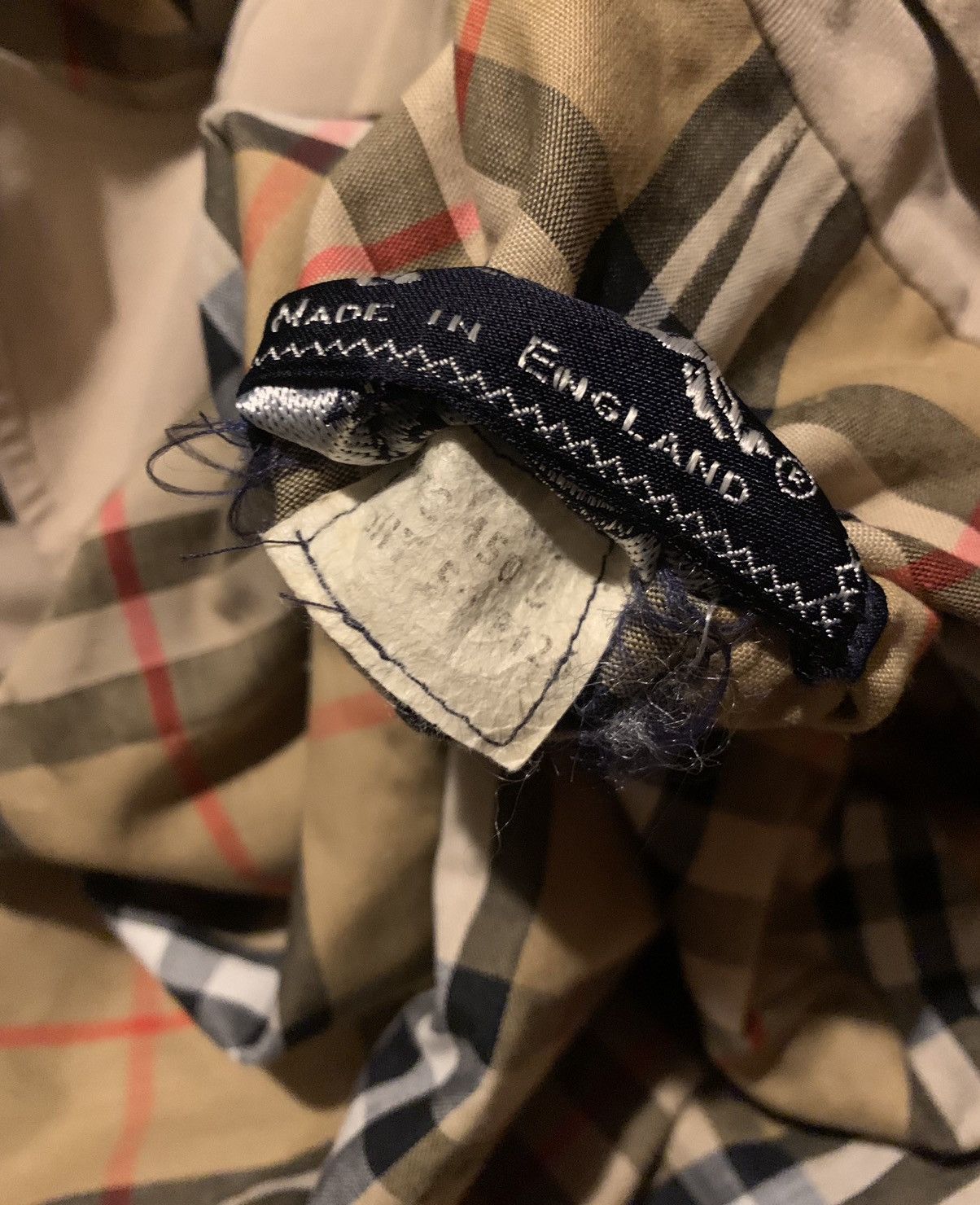 Burberry × Vintage Burberrys Vintage beige check trench coat mens Size US L / EU 52-54 / 3 - 5 Thumbnail