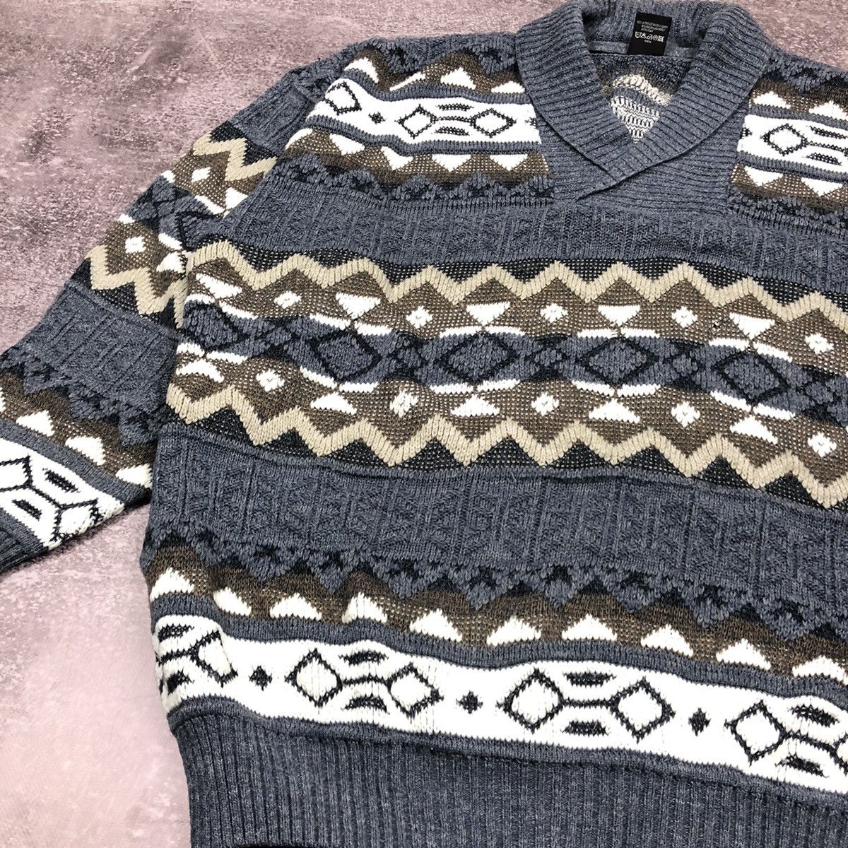 C&A Vintage C&A Acrylic knitted Sweater Size US XL / EU 56 / 4 - 10 Thumbnail