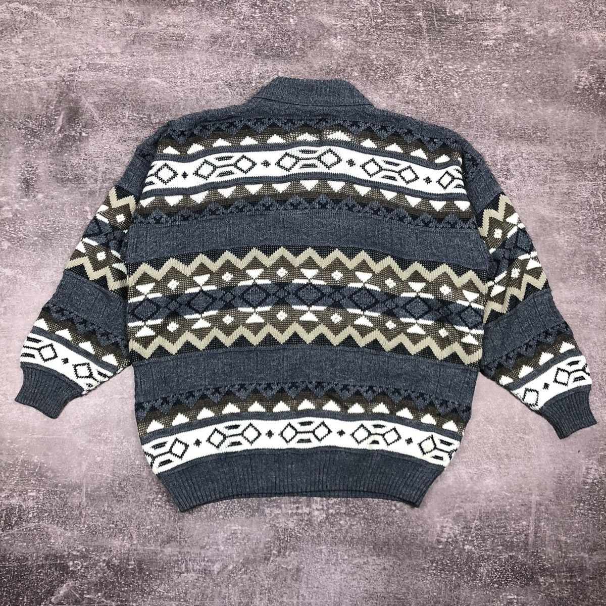 C&A Vintage C&A Acrylic knitted Sweater Size US XL / EU 56 / 4 - 4 Thumbnail