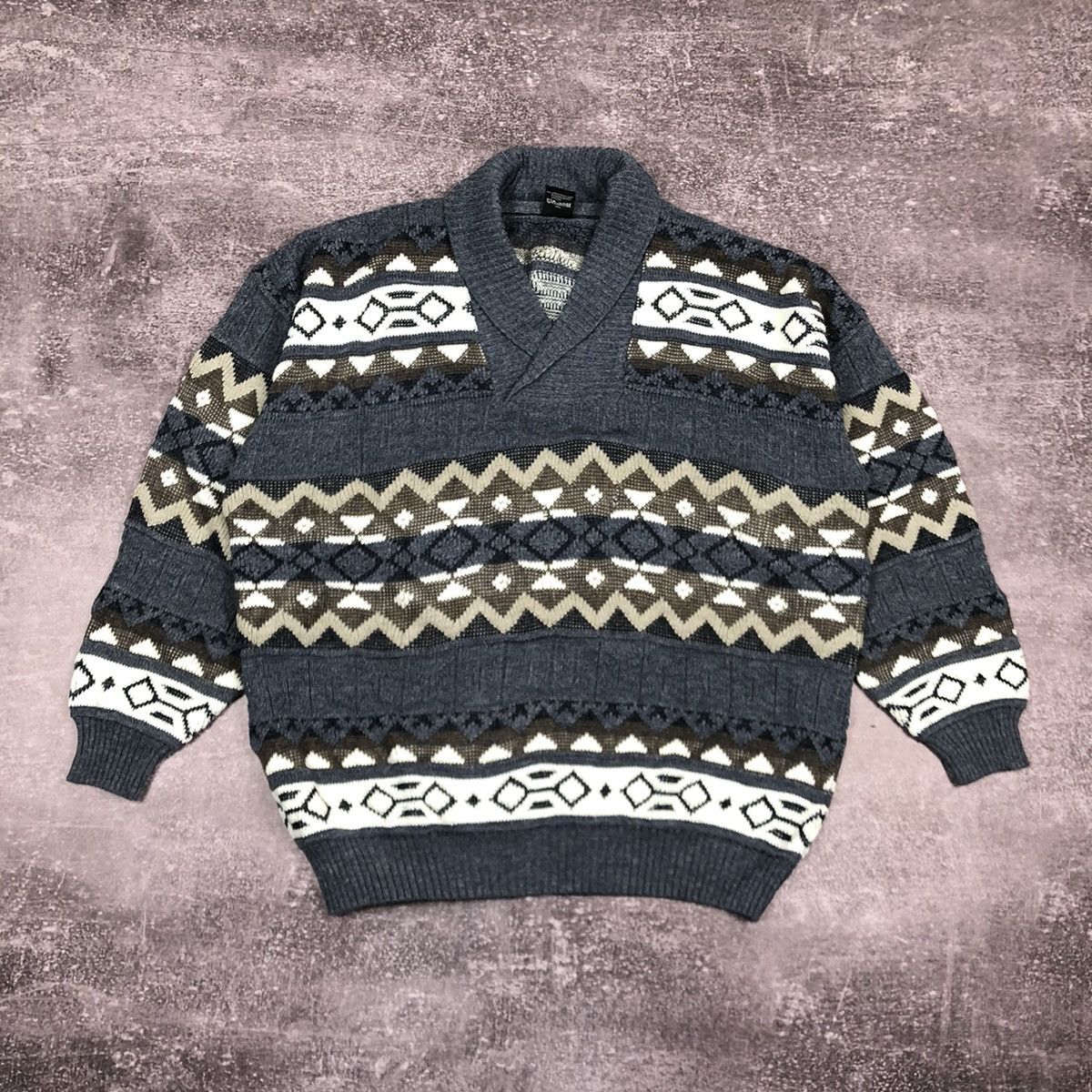 C&A Vintage C&A Acrylic knitted Sweater Size US XL / EU 56 / 4 - 1 Thumbnail