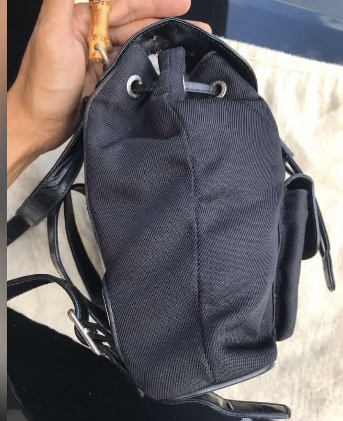 Gucci Authentic Vintage GUCCI Bambo Small backpack Size ONE SIZE - 5 Thumbnail