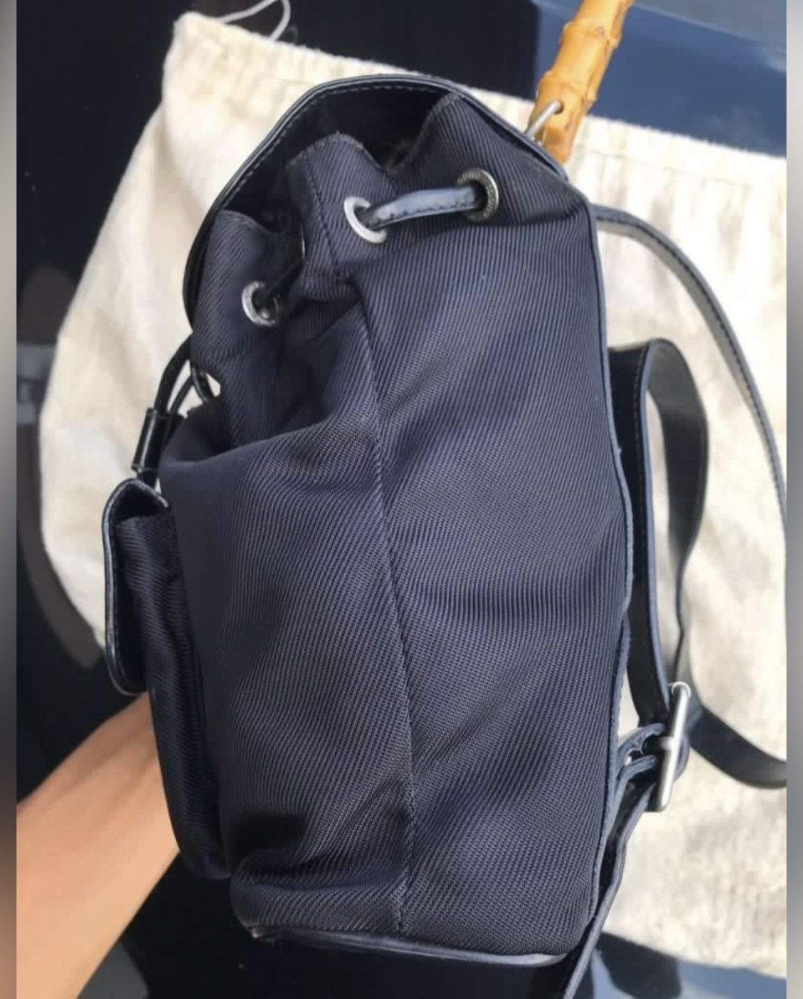 Gucci Authentic Vintage GUCCI Bambo Small backpack Size ONE SIZE - 3 Thumbnail